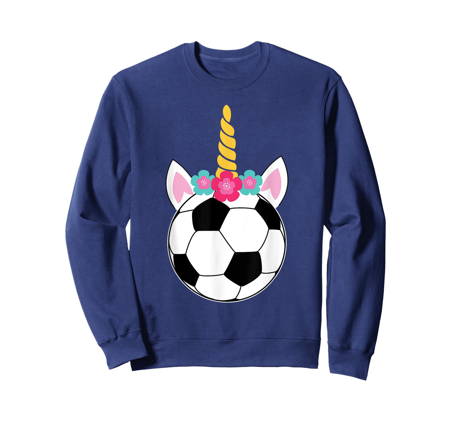 Soccicorn! Funny Soccer Unicorn Pink Sparkle Girls T-Shirt T-Shirt