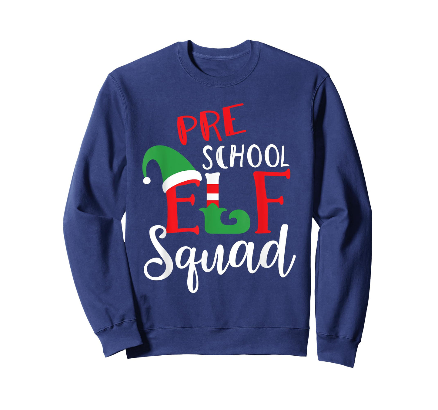 Elf Squad Pre School Christmas Teacher Top T-Shirt