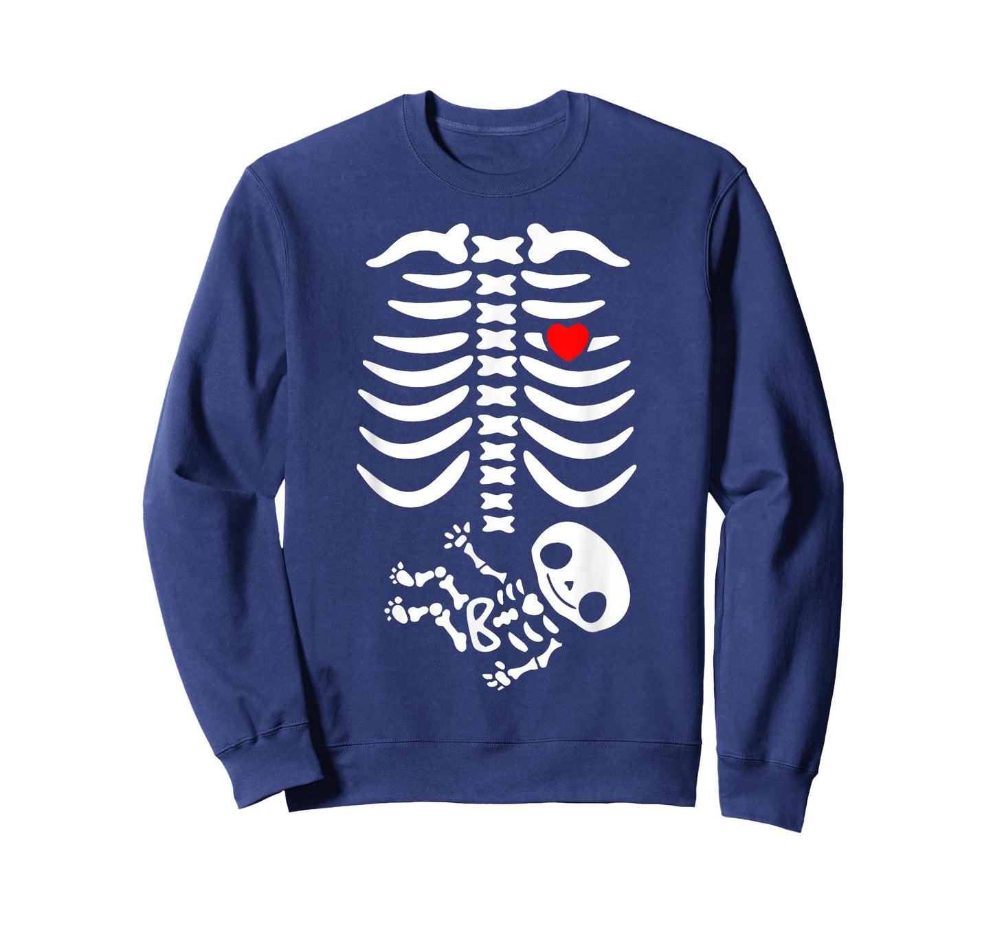 Baby Skeleton Pregnancy Halloween Pregnant Matching Family T-Shirt