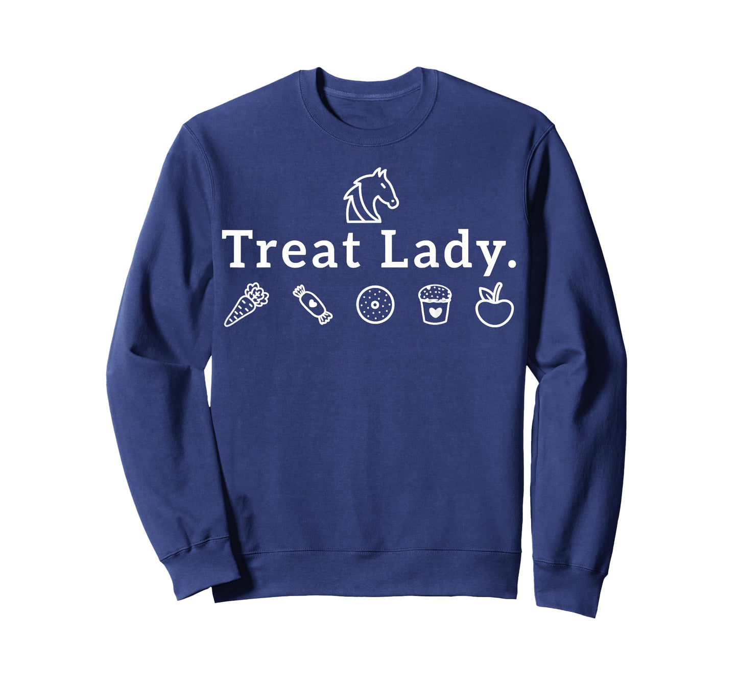 Funny Horse Treat Lady Horse Mom Equestrian Horse Lover T-Shirt