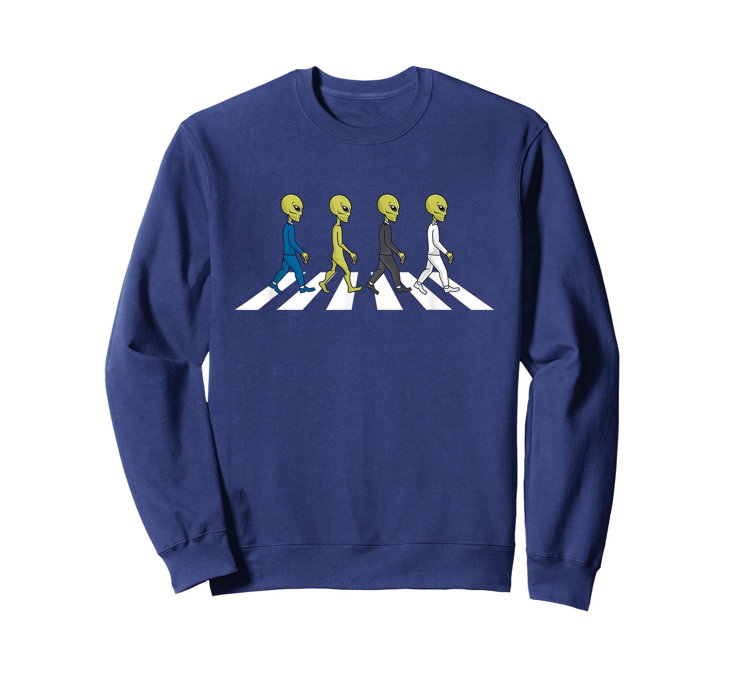 UFO Extraterrestrial Crossing Alien T-Shirt