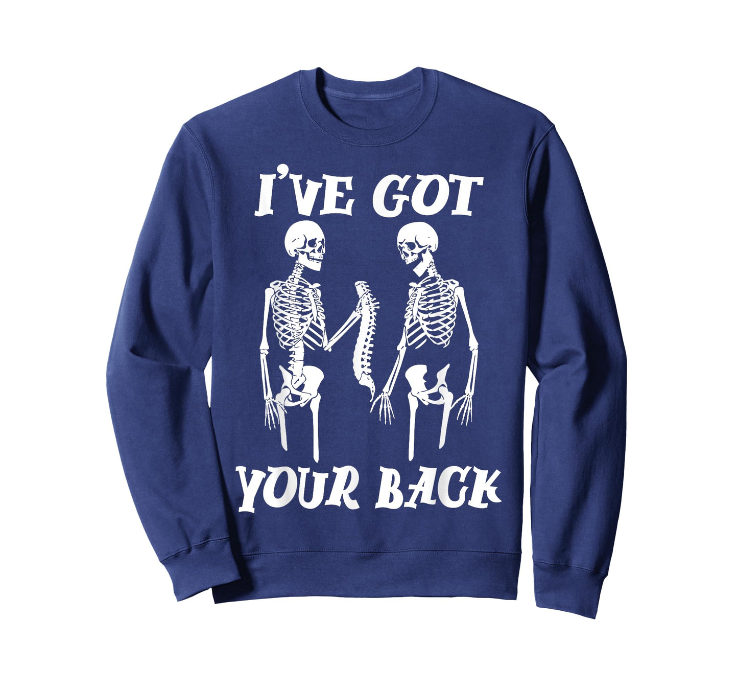 I've Got Your Back Halloween Skeleton Skull Men and Women T-Shirt