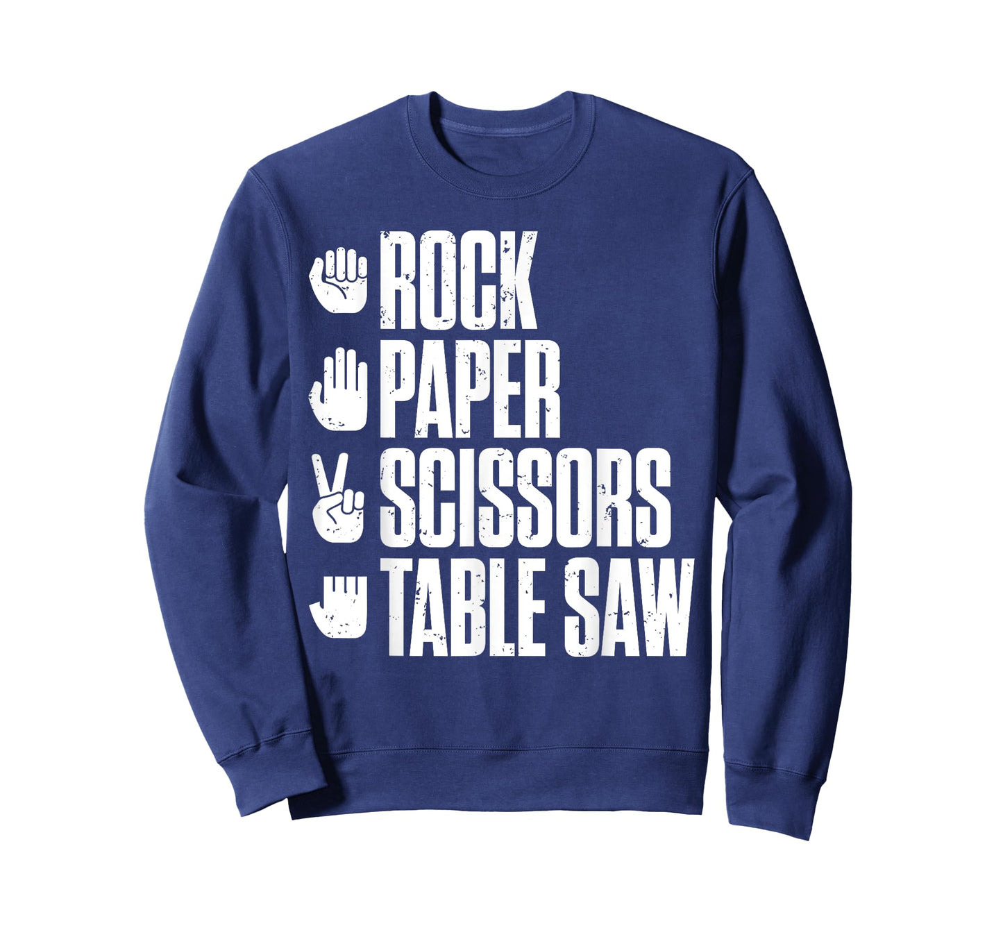 Rock Paper Scissors Table Saw Funny Carpenter T-Shirt T-Shirt