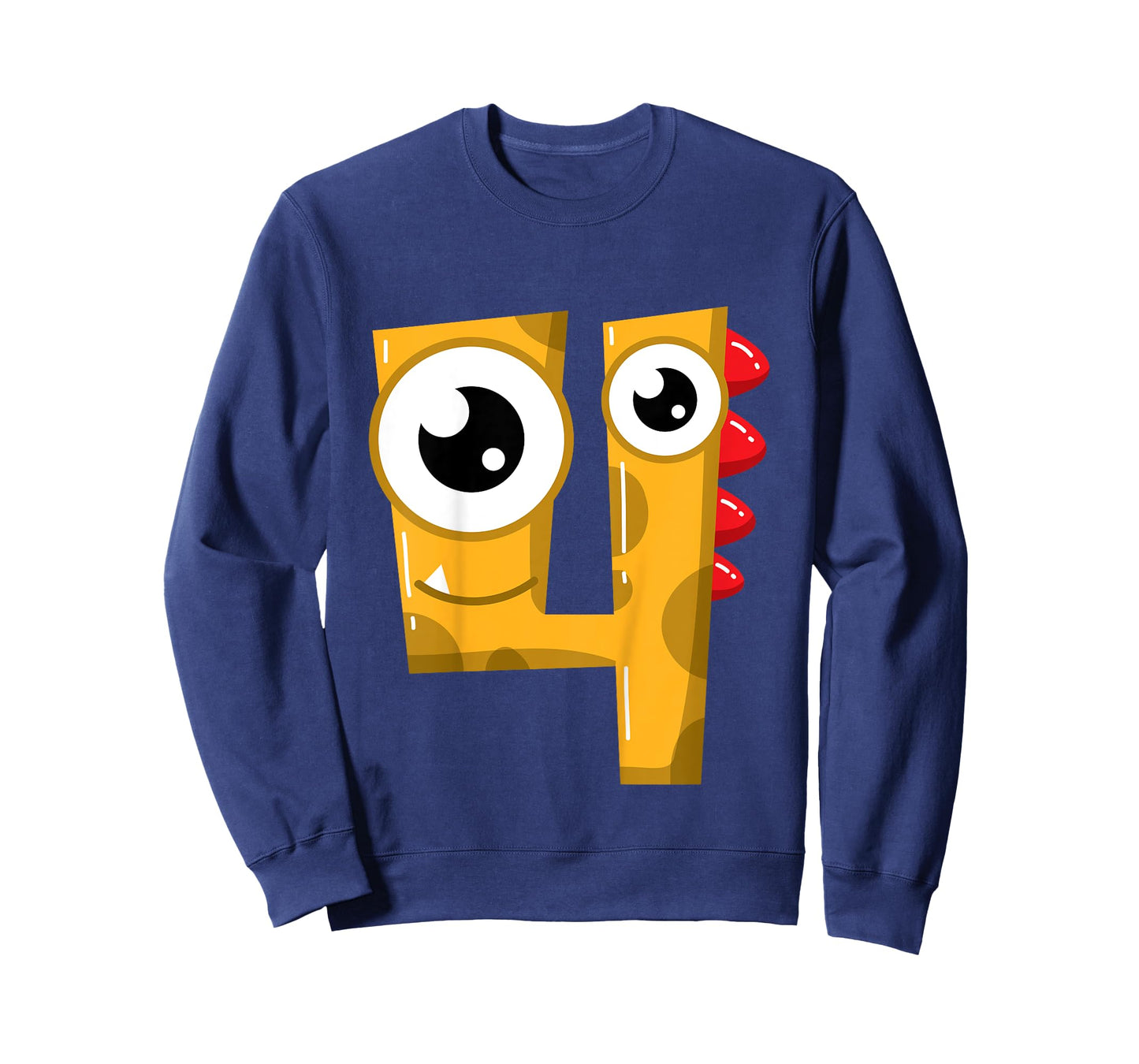 4th Birthday Fun Shirt Gift Funny Little Monster T-Shirt