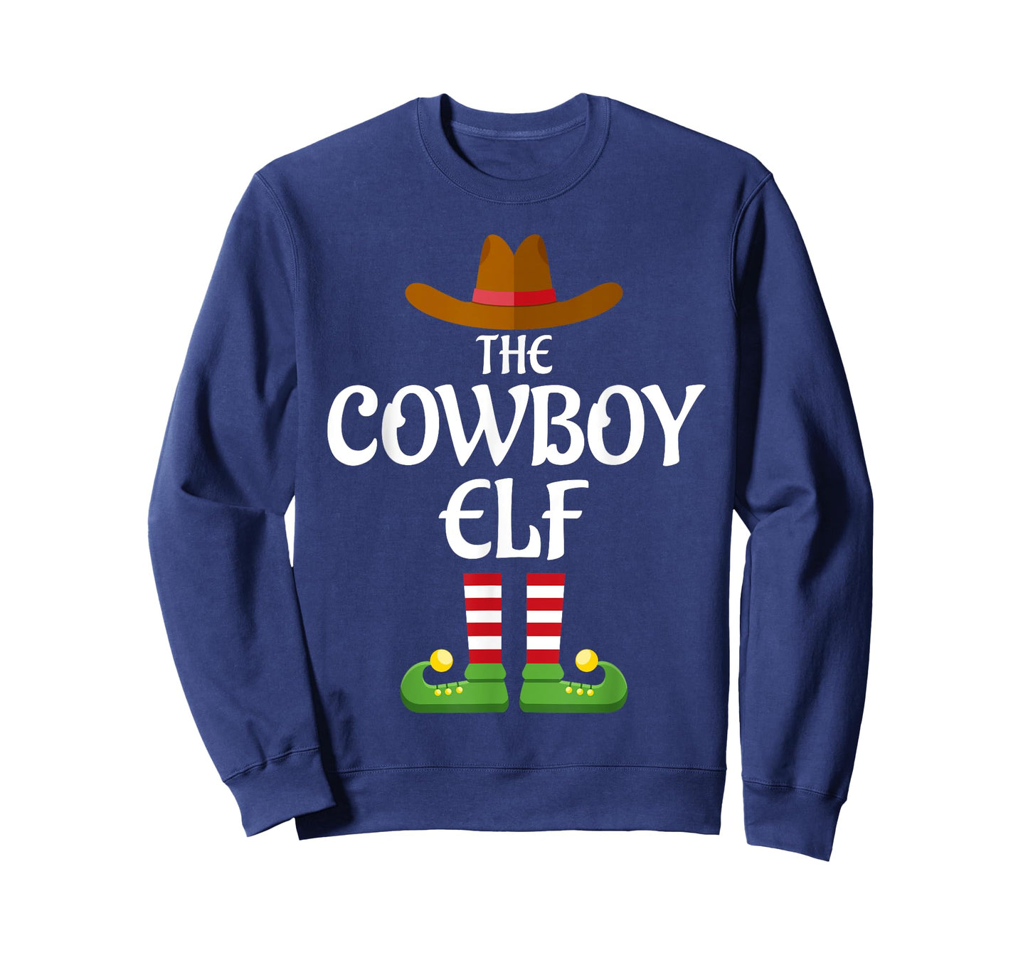 Cowboy Elf Family Matching Group Christmas Country T-Shirt
