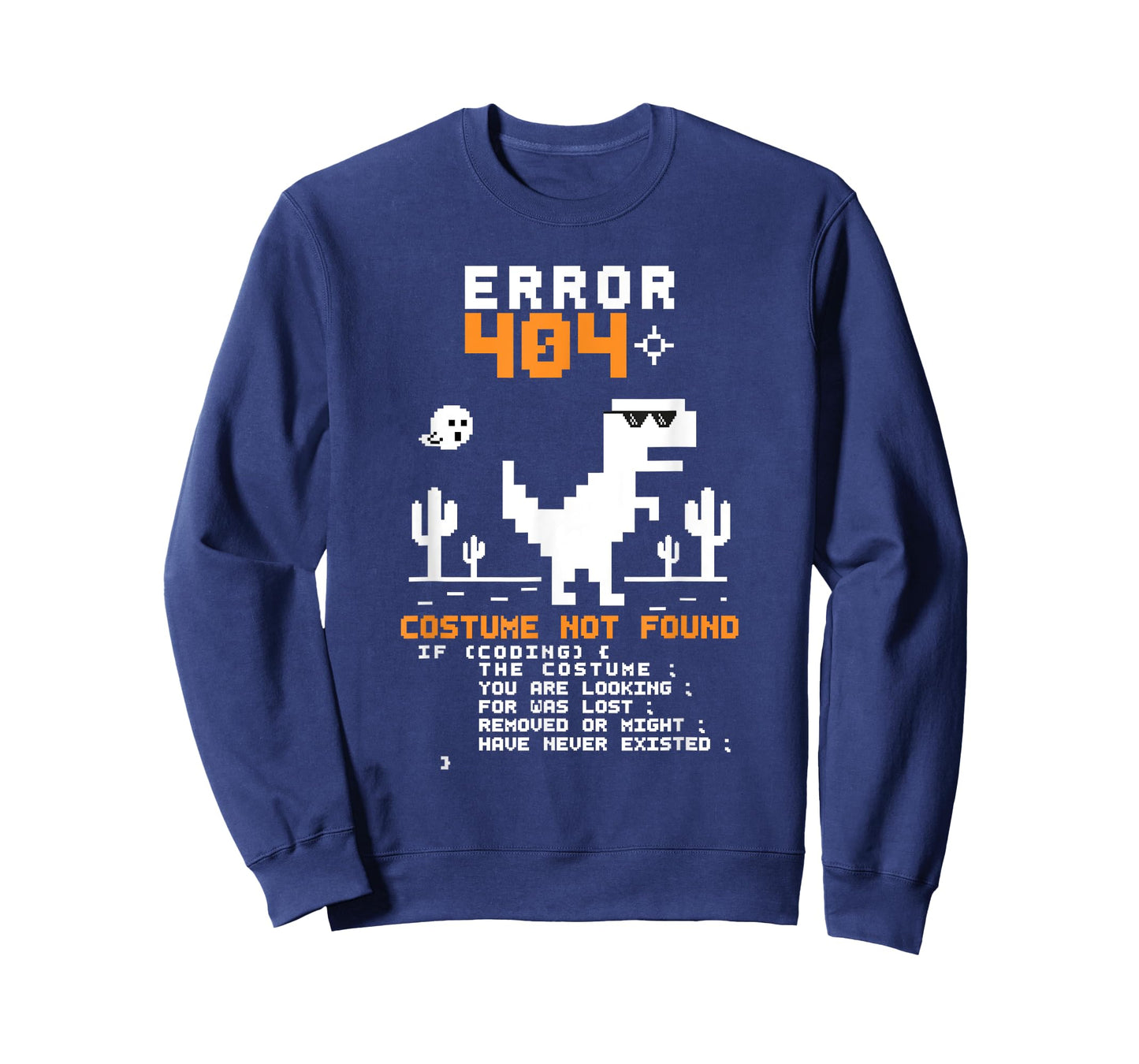 Error 404 Costume Not Found Halloween Coding Programmer Geek T-Shirt