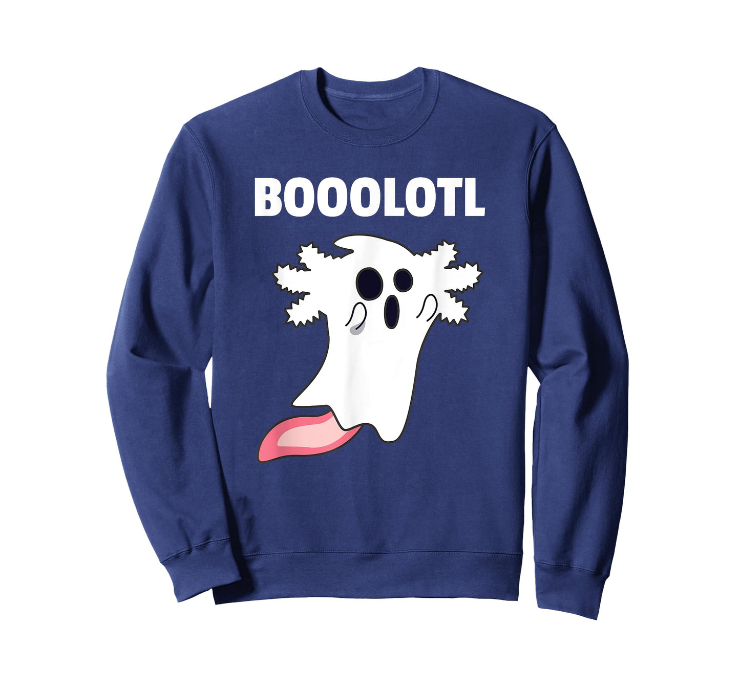 Booolotl - Boo Axolotl Ghost Halloween Kawaii Axolotl T-Shirt