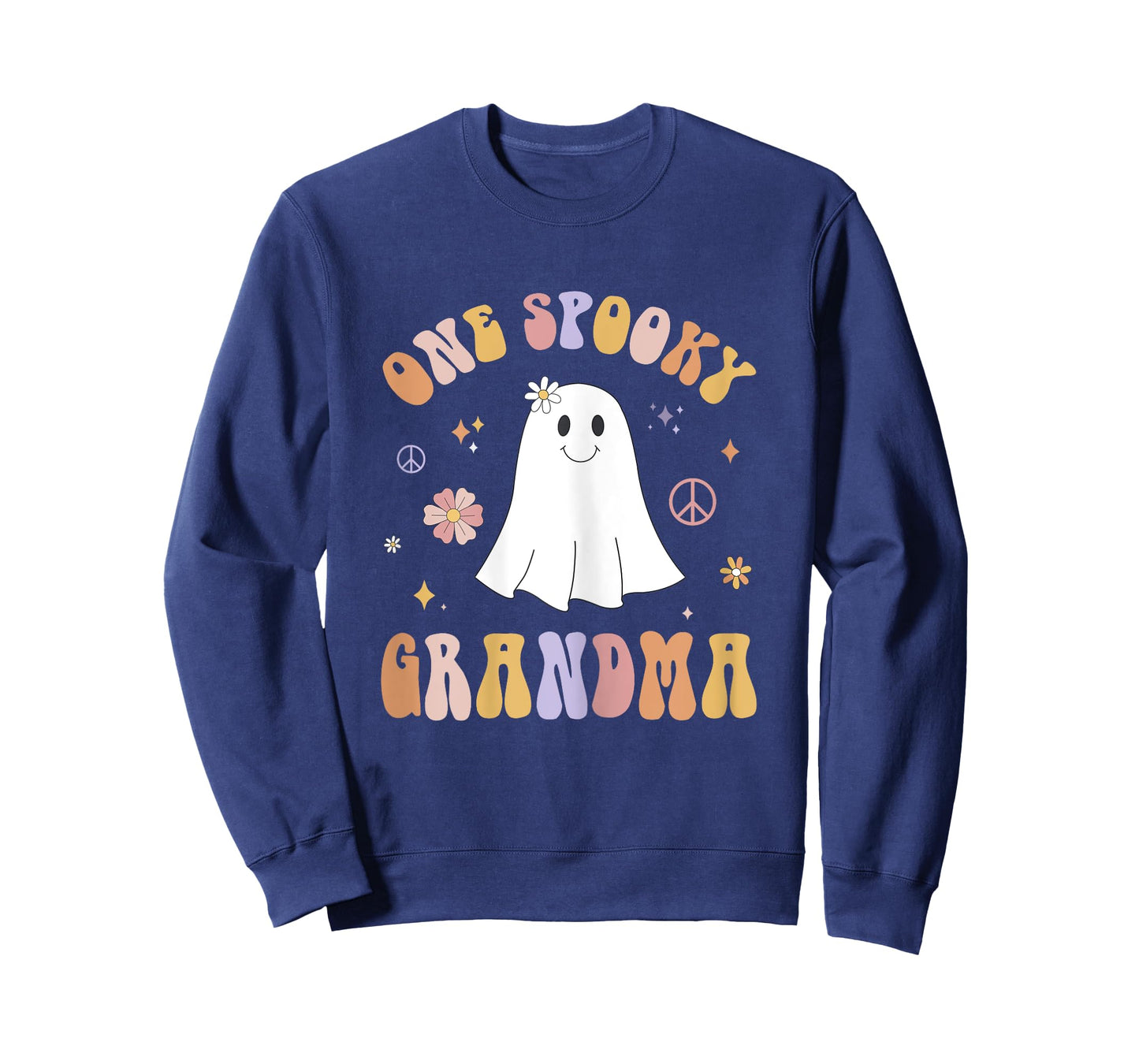 One Spooky Grandma First Birthday Retro Halloween Ghost Boo T-Shirt