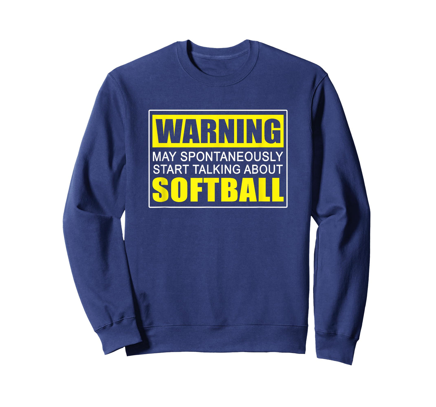 Warning May Spontaneously Start Talking About Softball T-Shirt