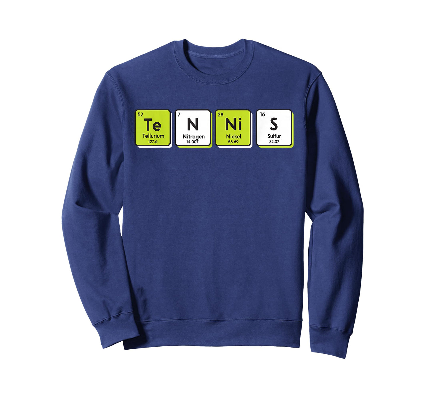 Tennis Periodic Table Elements Sport Funny Player Coach Gift T-Shirt
