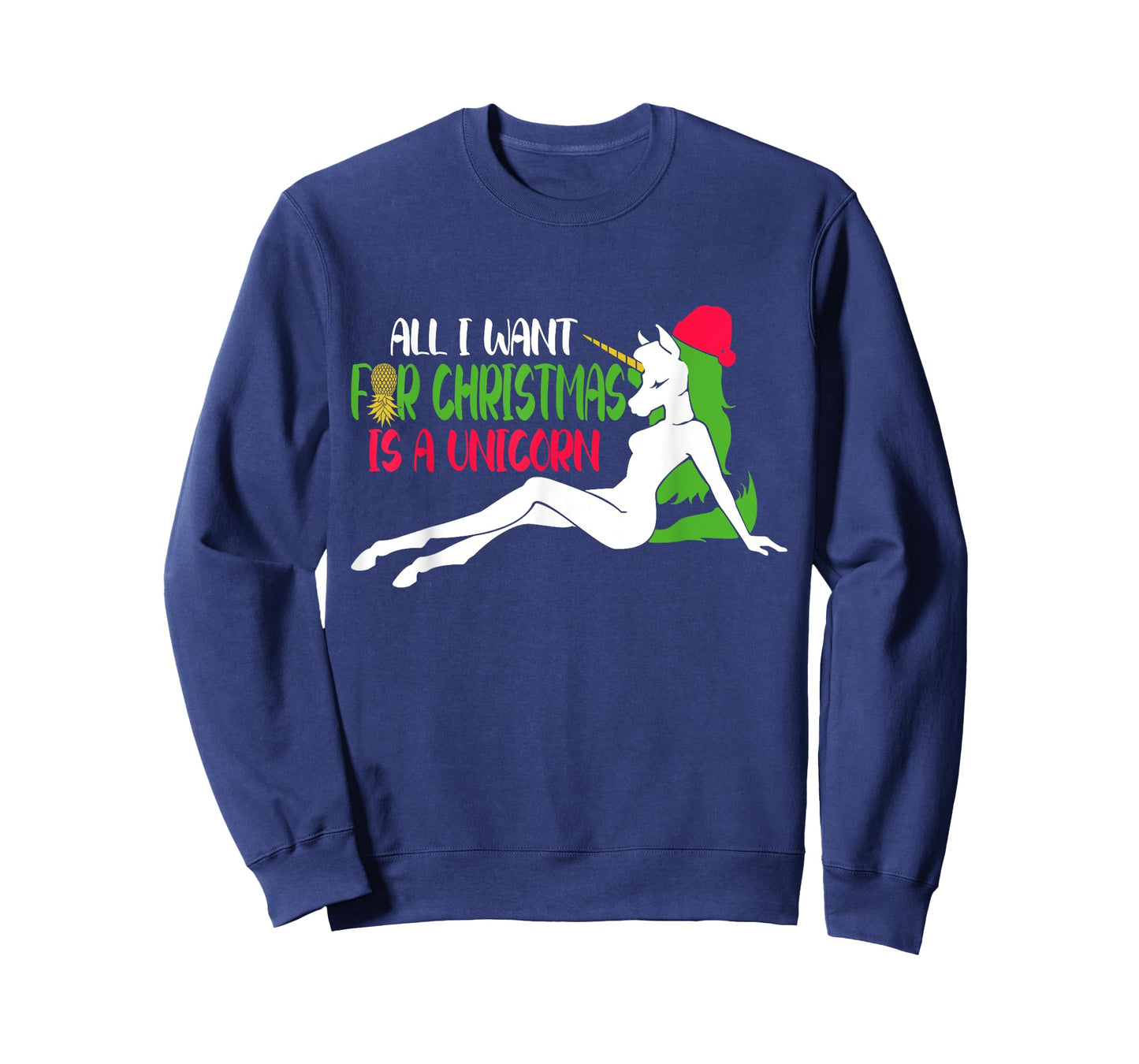 All i want for Christmas is a Unicorn - Christmas Swinger T-Shirt