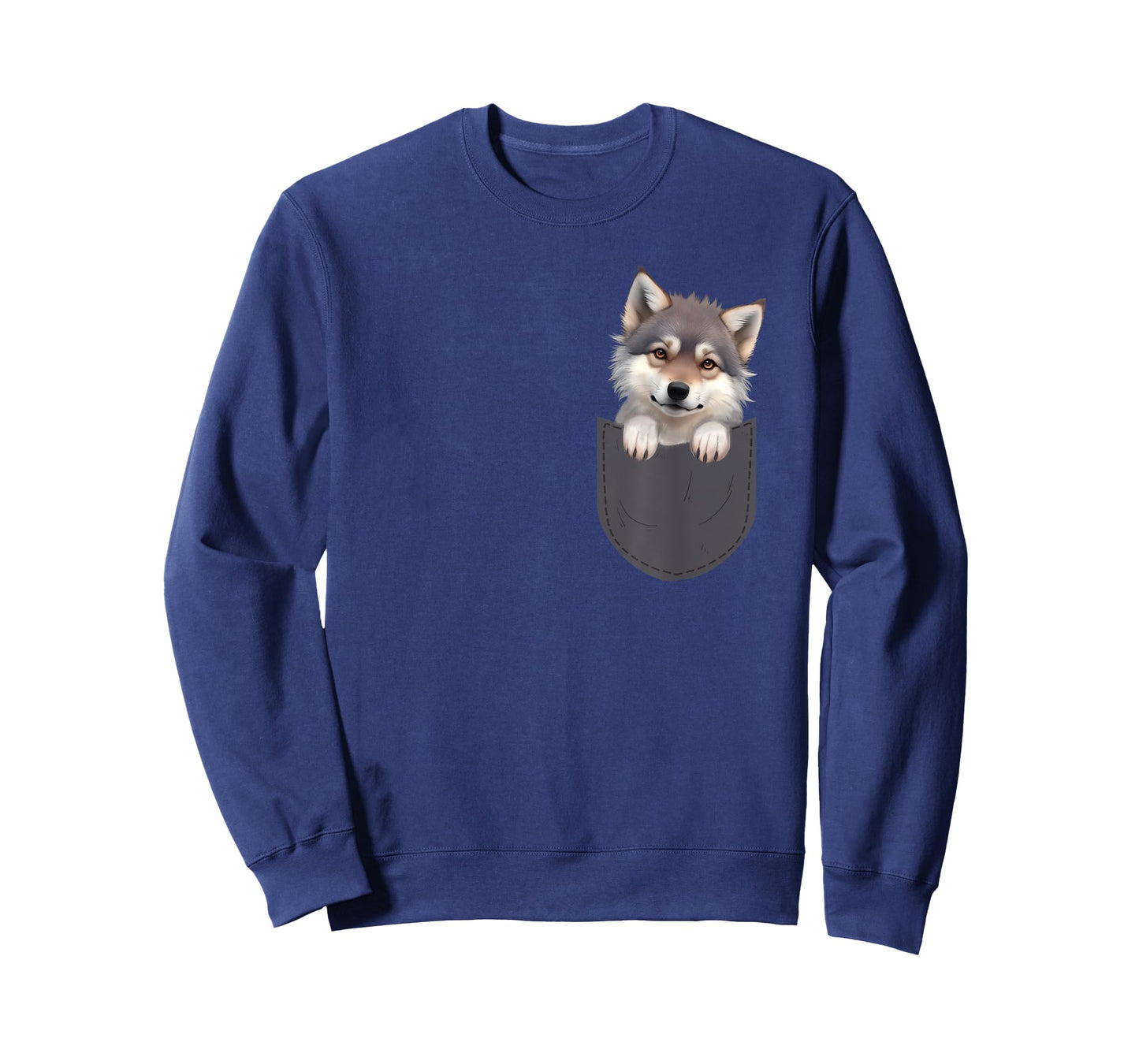 Wolf In Pocket - Wildlife Animal Lover T-Shirt