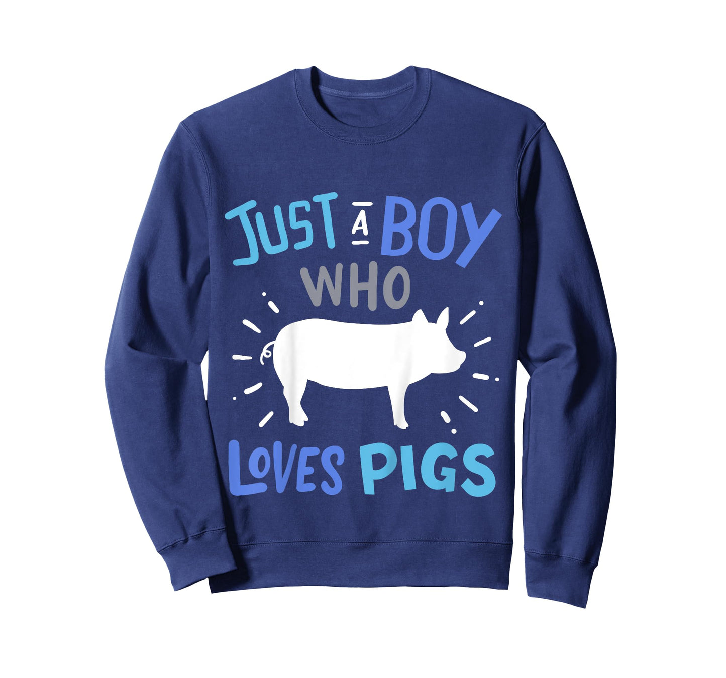 Kids Pig Just A Boy Who Loves Pigs Gift for Pig Lovers T-Shirt