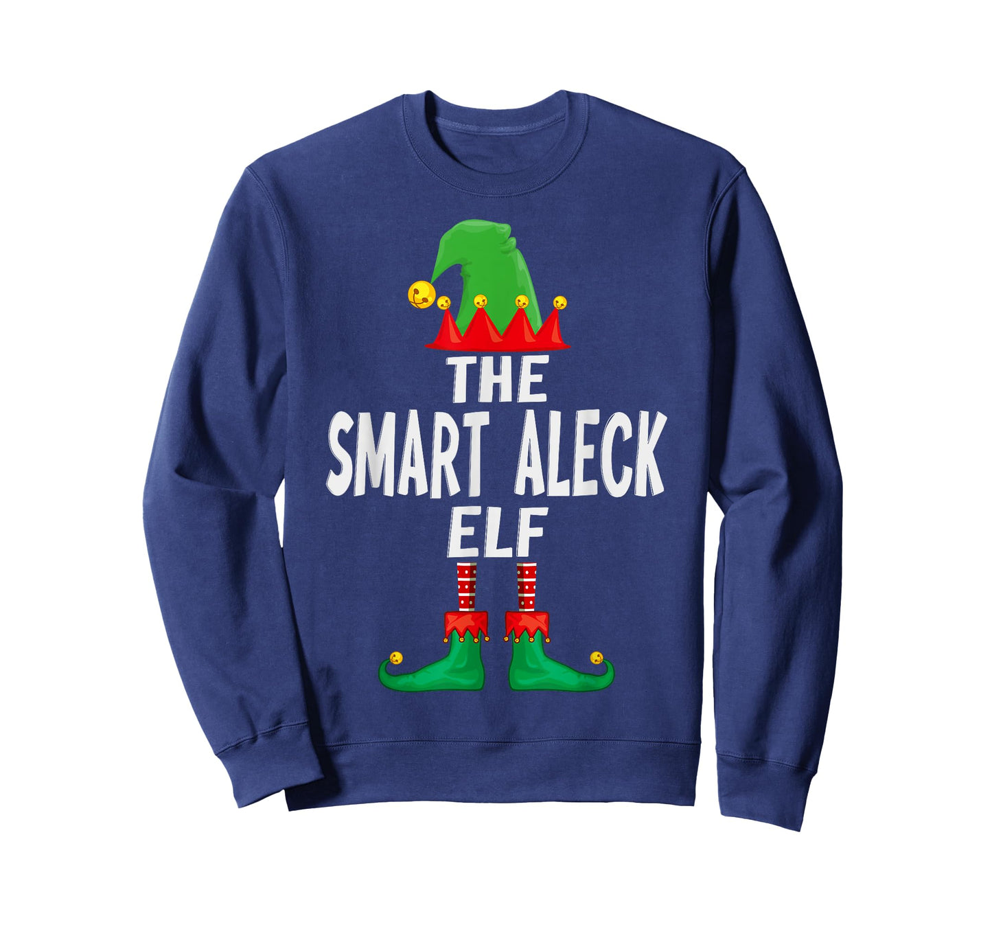 The Smart Aleck Elf Matching Family Christmas T-Shirt