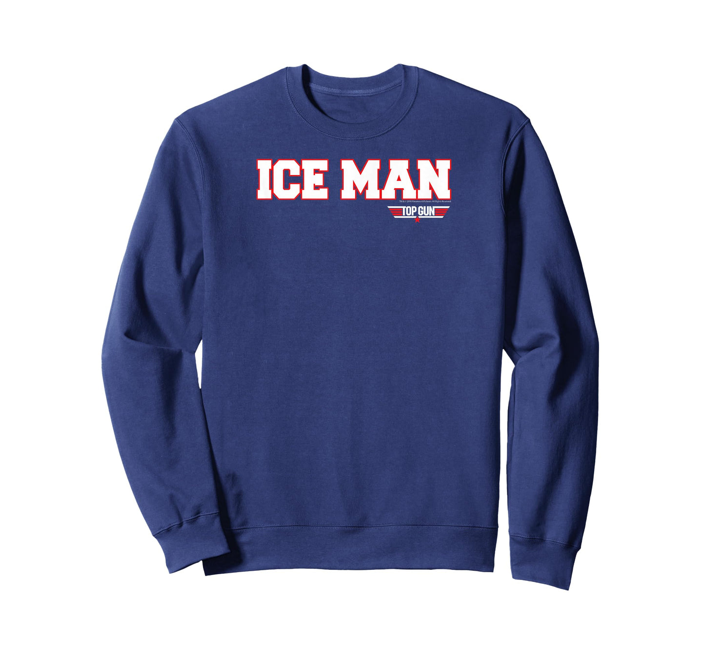 Top Gun Ice Man Name and Graphic Action Movie T-Shirt