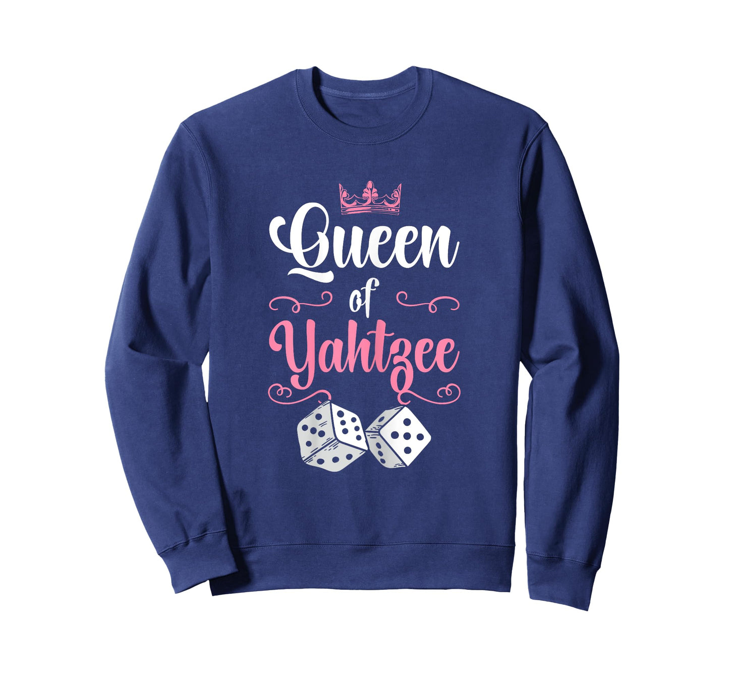 Queen Of Yahtzee Game Night Dice Game T-Shirt