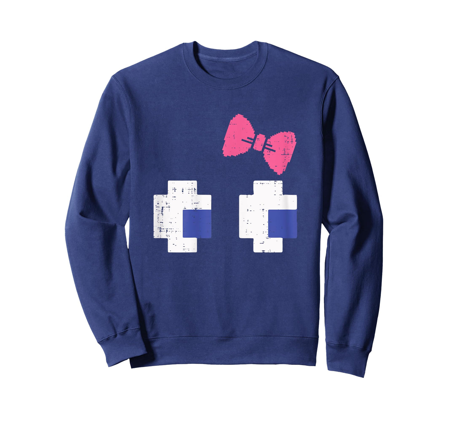 Halloween Gaming Pixel Eyes Bow Costume Girls Kids Women T-Shirt