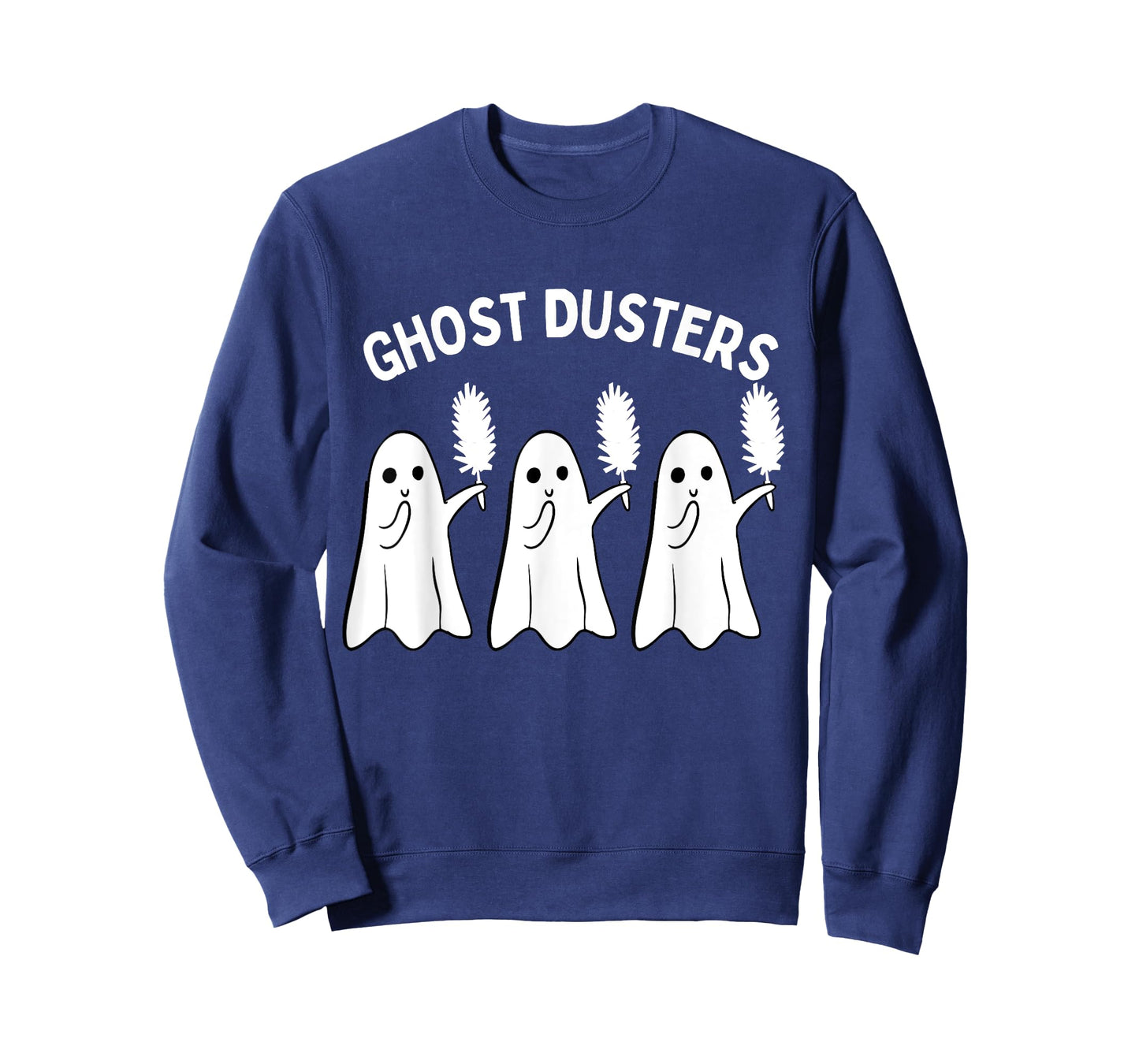 Ghost Dusters Housekeeping Cleaning Squad Halloween Funny T-Shirt