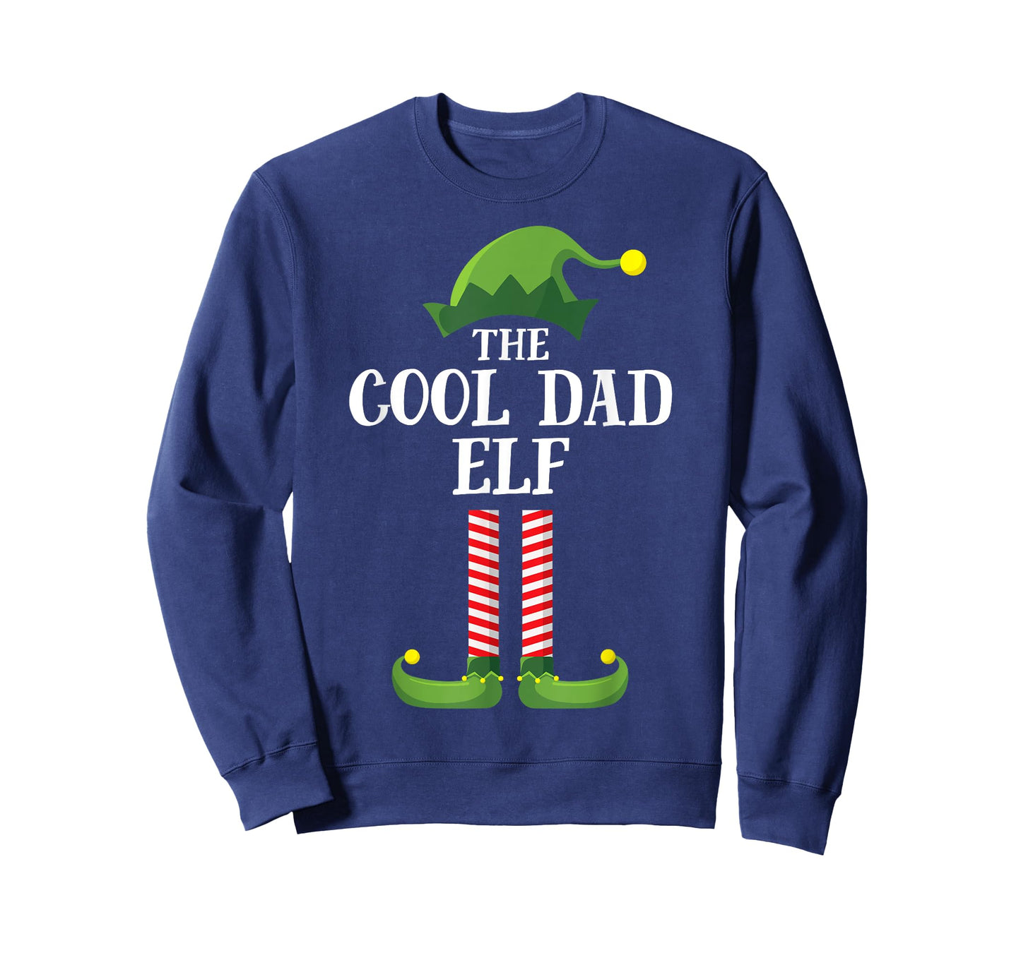 Cool Dad Elf Matching Family Group Christmas Party T-Shirt