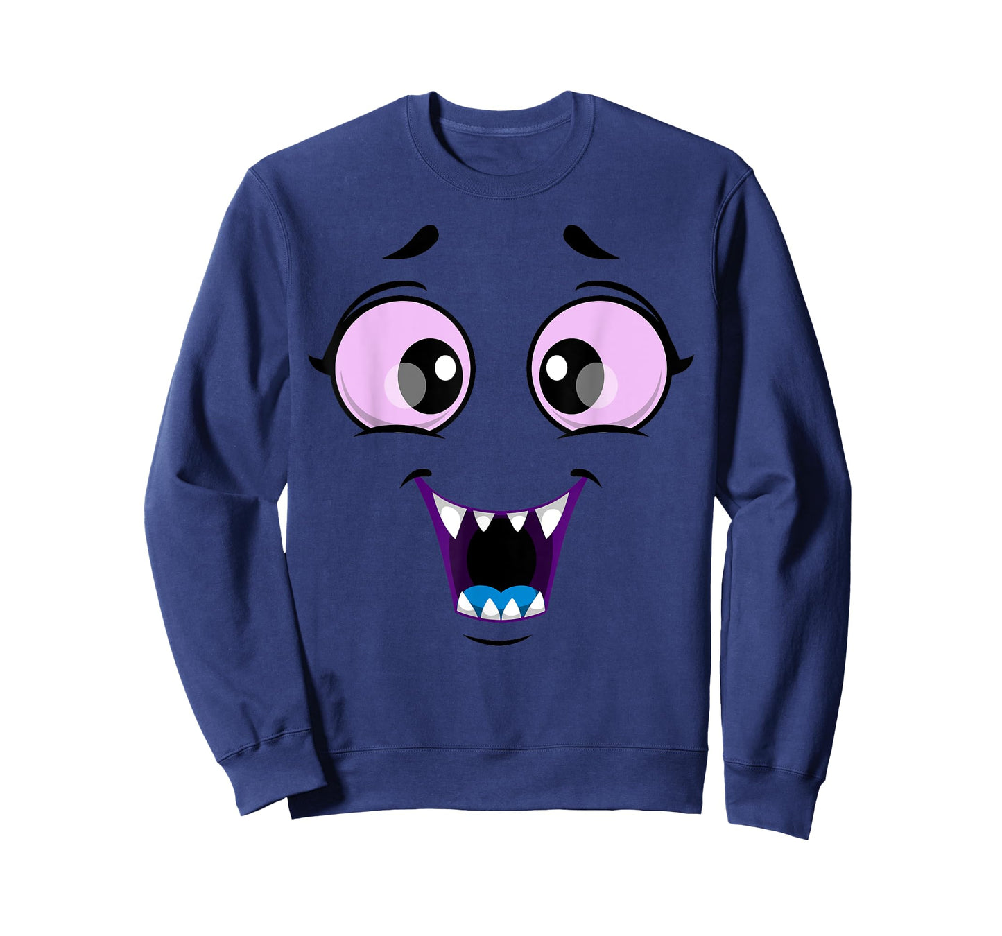 Cute Monster Face Halloween Funny Halloween Kids Adults T-Shirt