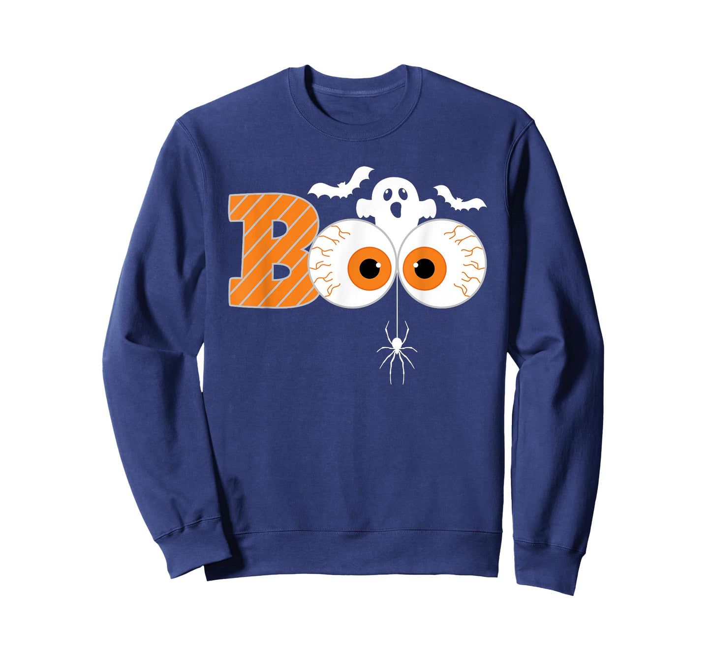 Halloween Ghost Boo Eyeball With Bat Halloween Costume T-Shirt