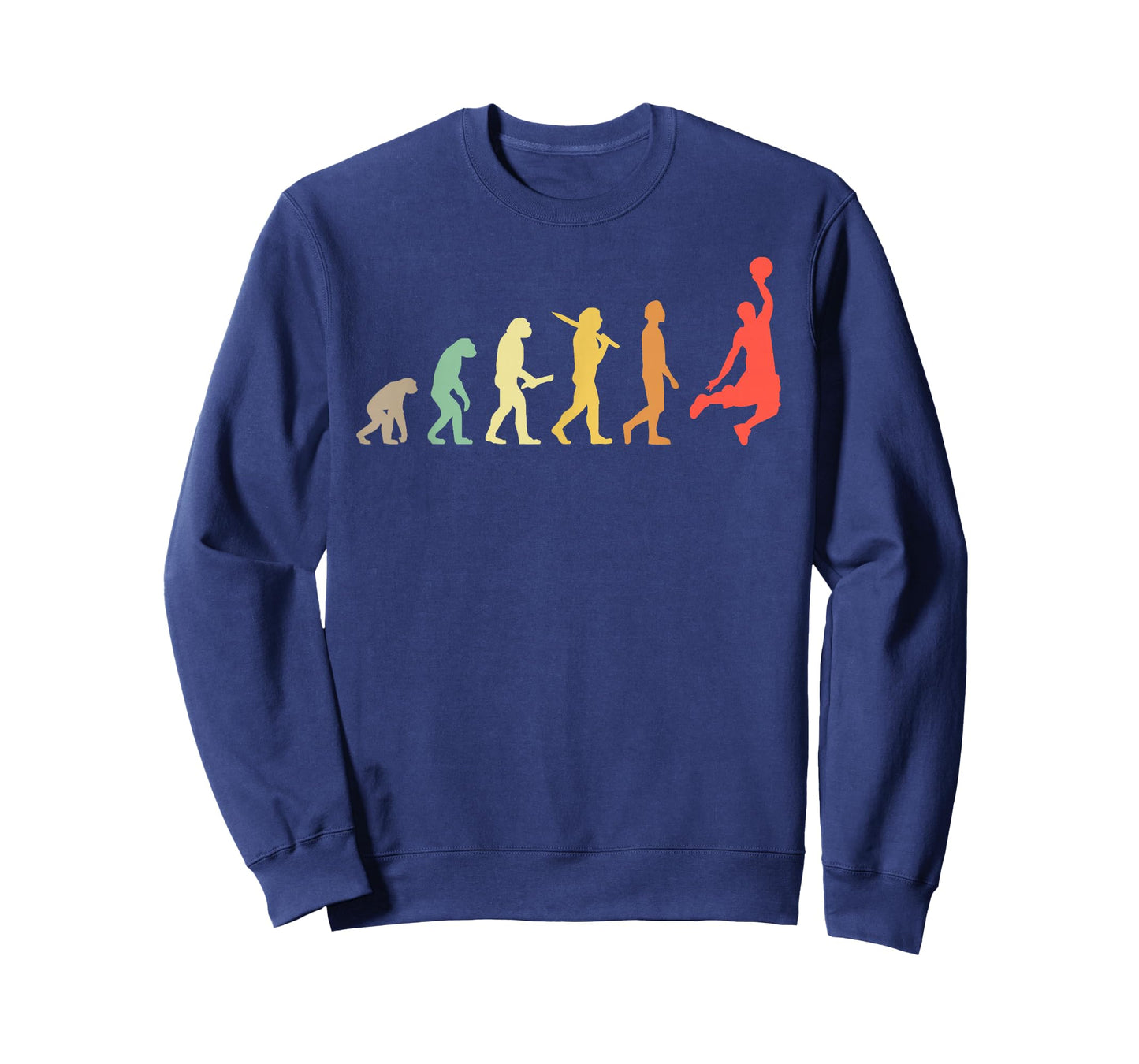 Retro Basketball Evolution Gift For Basketball Players T-Shirt