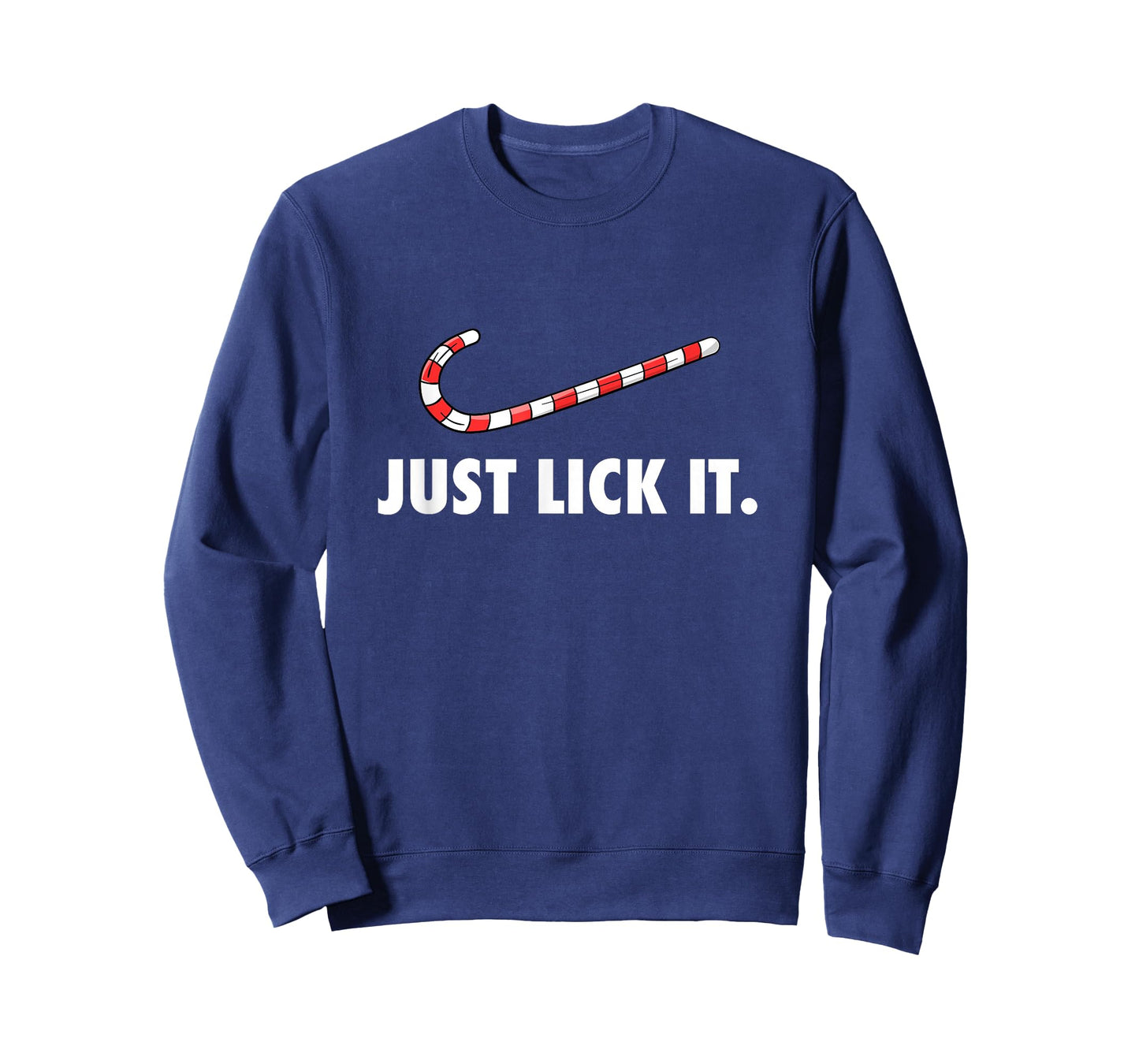 Just Lick It. Naughty Christmas Candy Cane T-Shirt