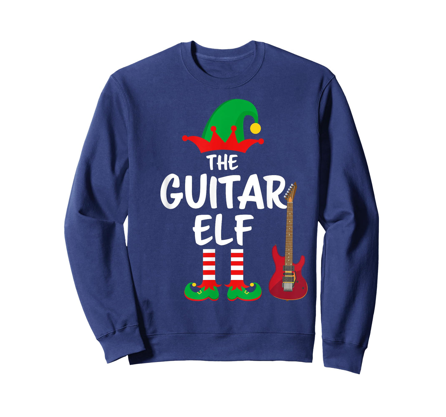The Guitar Elf Matching Family Christmas T-Shirt