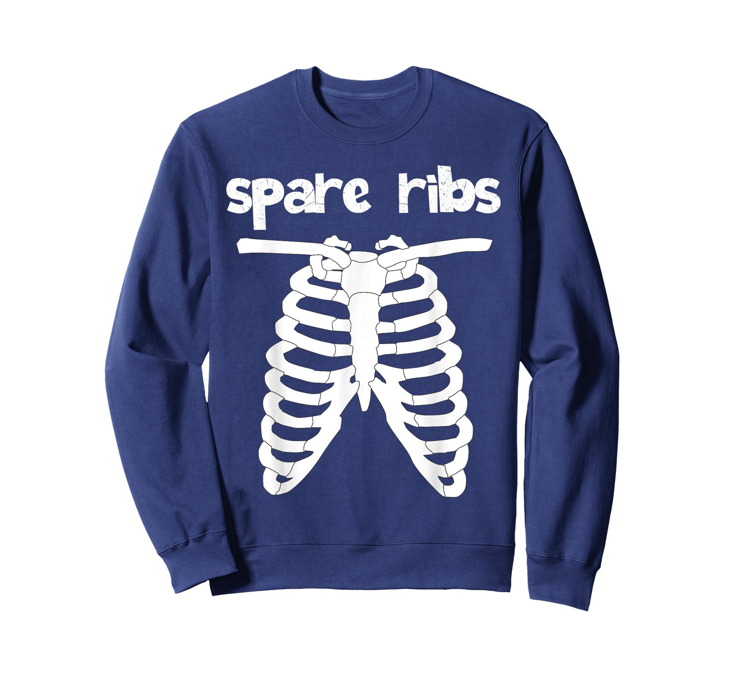 Funny Easy Lazy Halloween Costume Spare Ribs Bones Dress Up T-Shirt