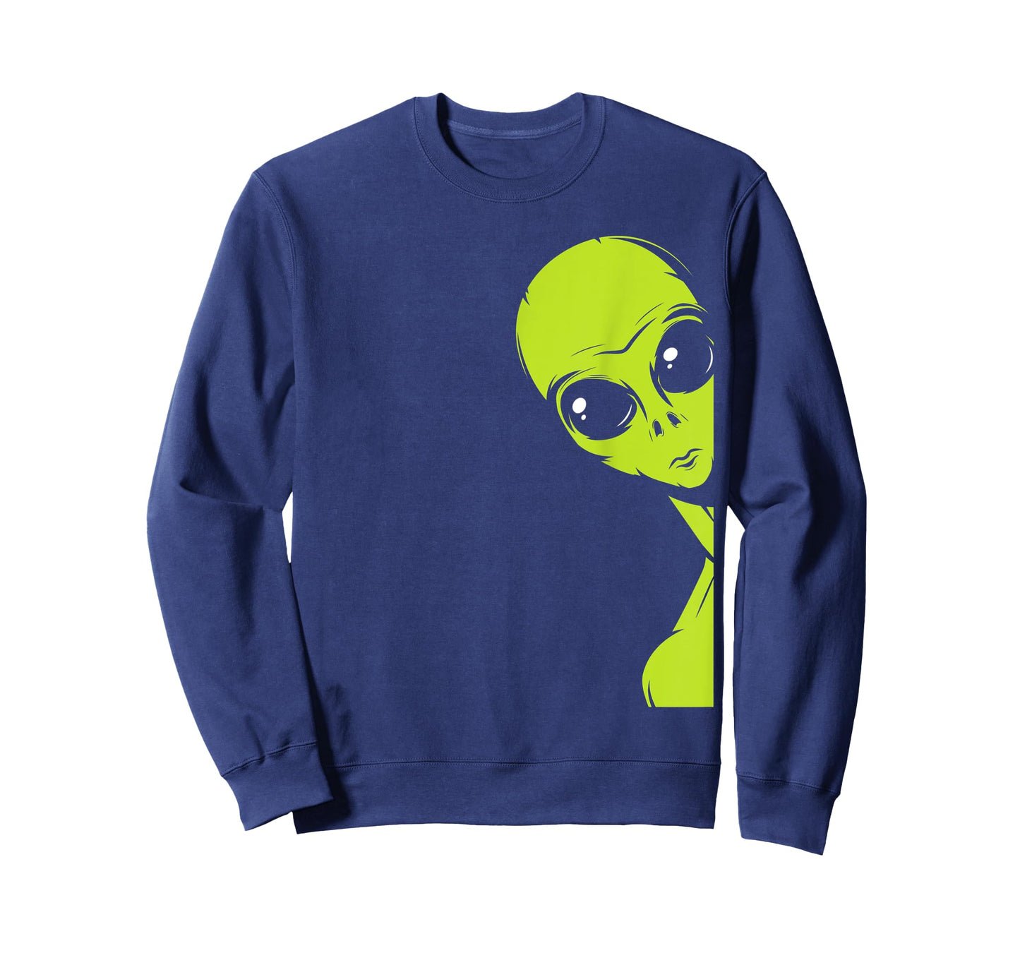 Funny Alien Peeking Alien Believer T-Shirt