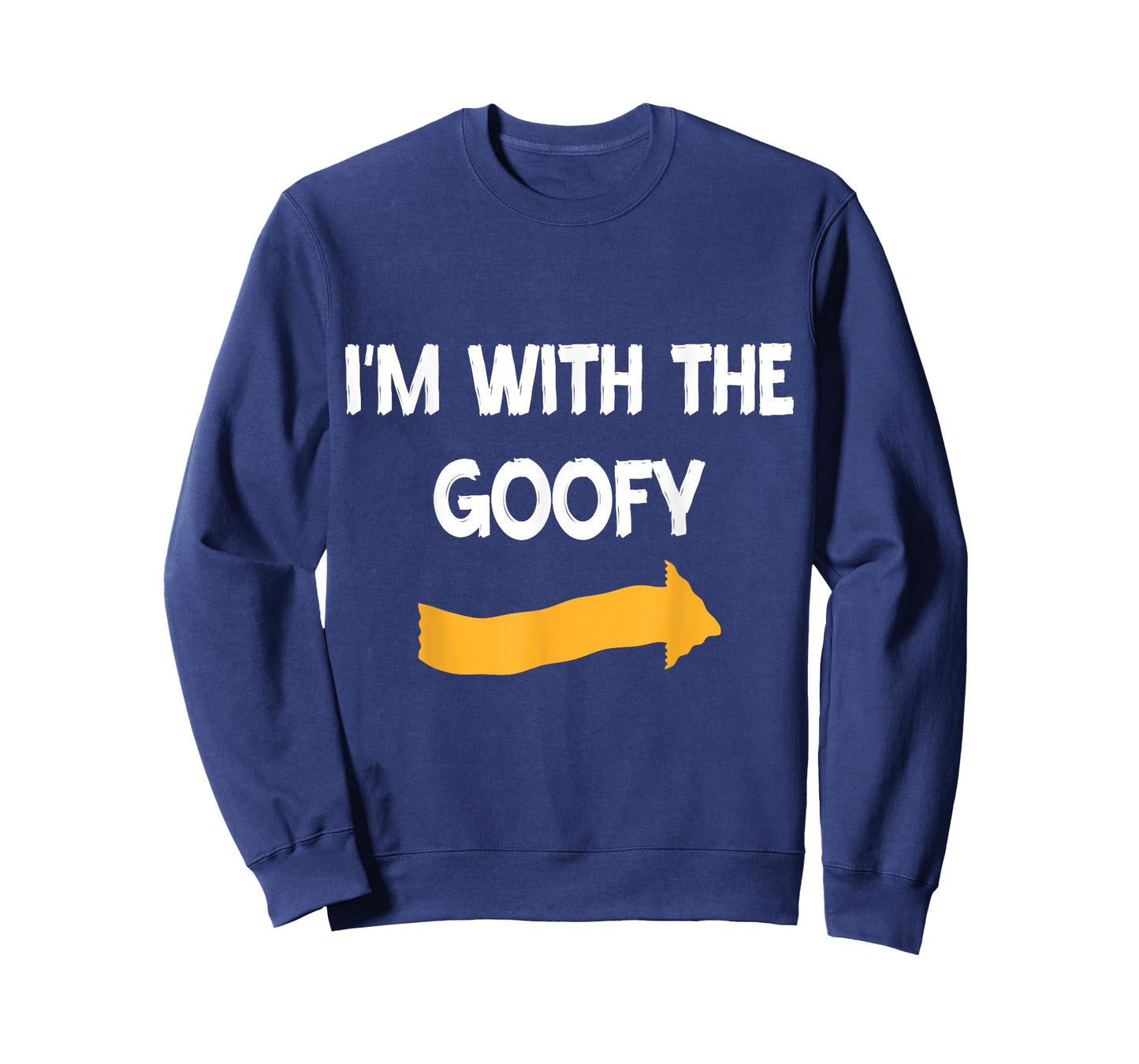I'm With Goofy Halloween Costume Funny Couples Matching T-Shirt