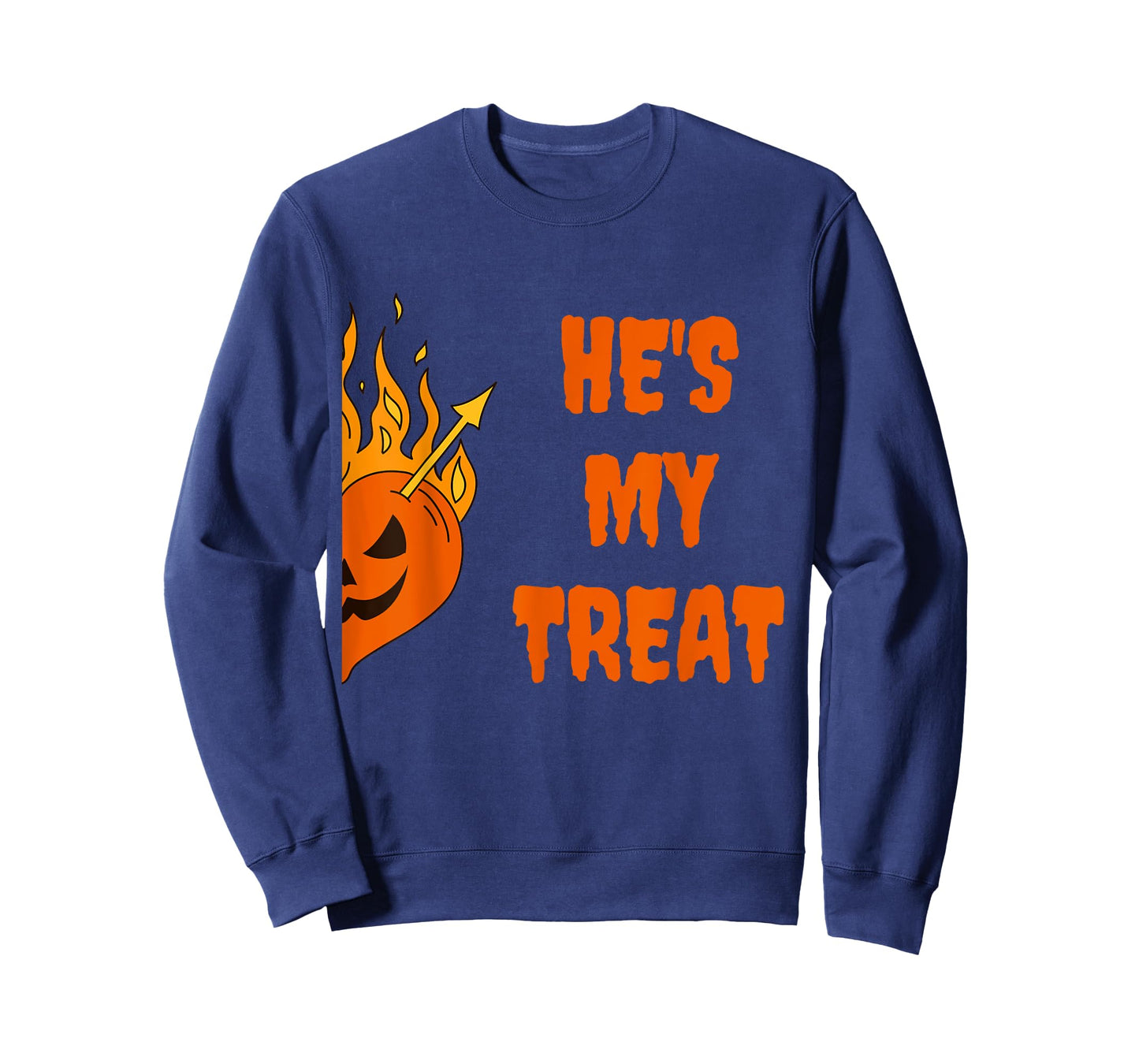 he's my treat she's my trick halloween matching set couples T-Shirt