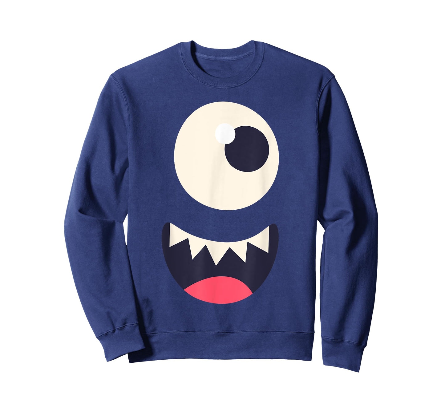 Easy Halloween Costume Cute Monster Face Graphic T T-Shirt