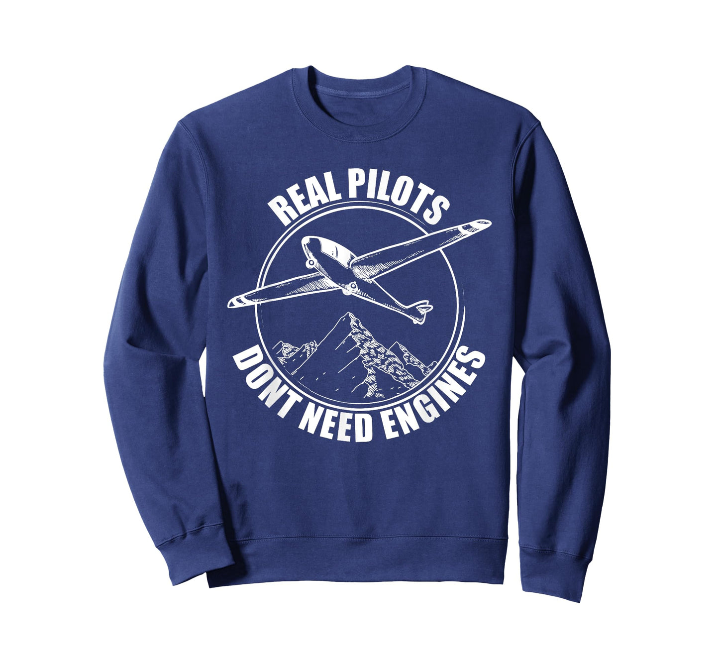 Real Pilots Dont Need Engines - Glider Pilot Gift T-Shirt