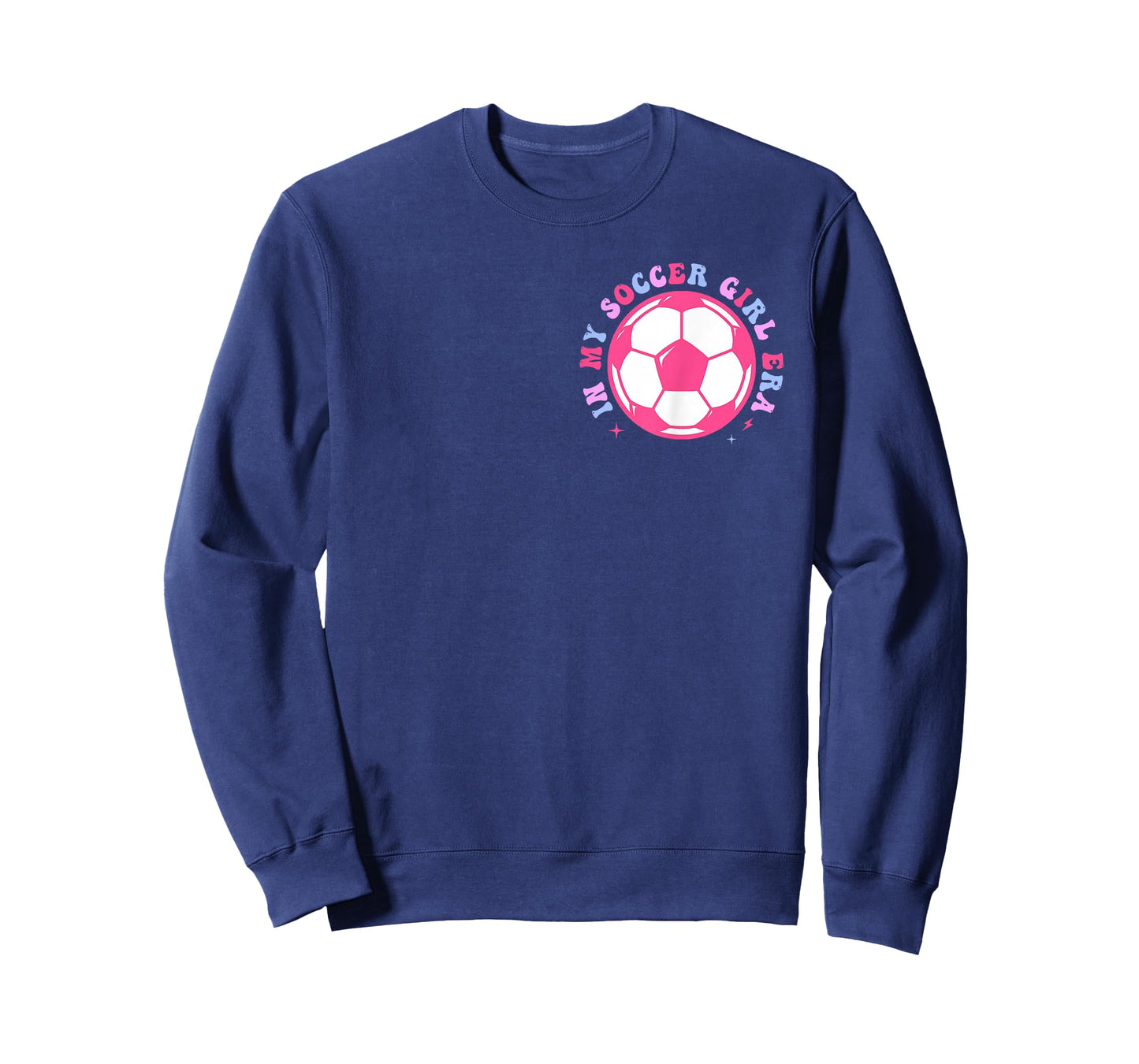 In My Soccer Girl Era Retro Groovy Soccer Girl 2 Sided T-Shirt