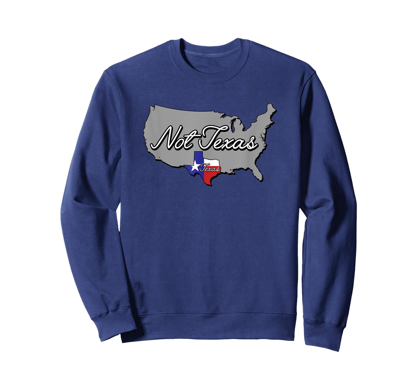 Texas and Not Texas Funny USA State T-Shirt
