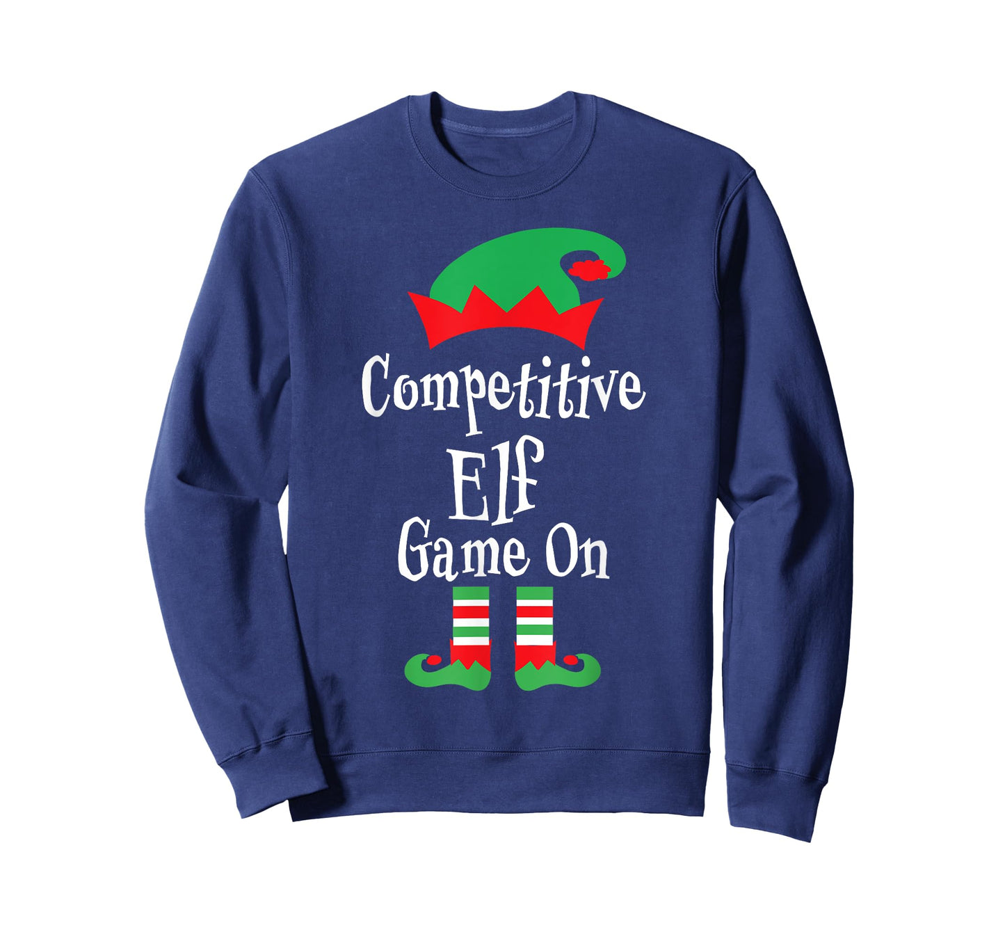 Fun Competitive Elf Game On Christmas Family Matching Group T-Shirt