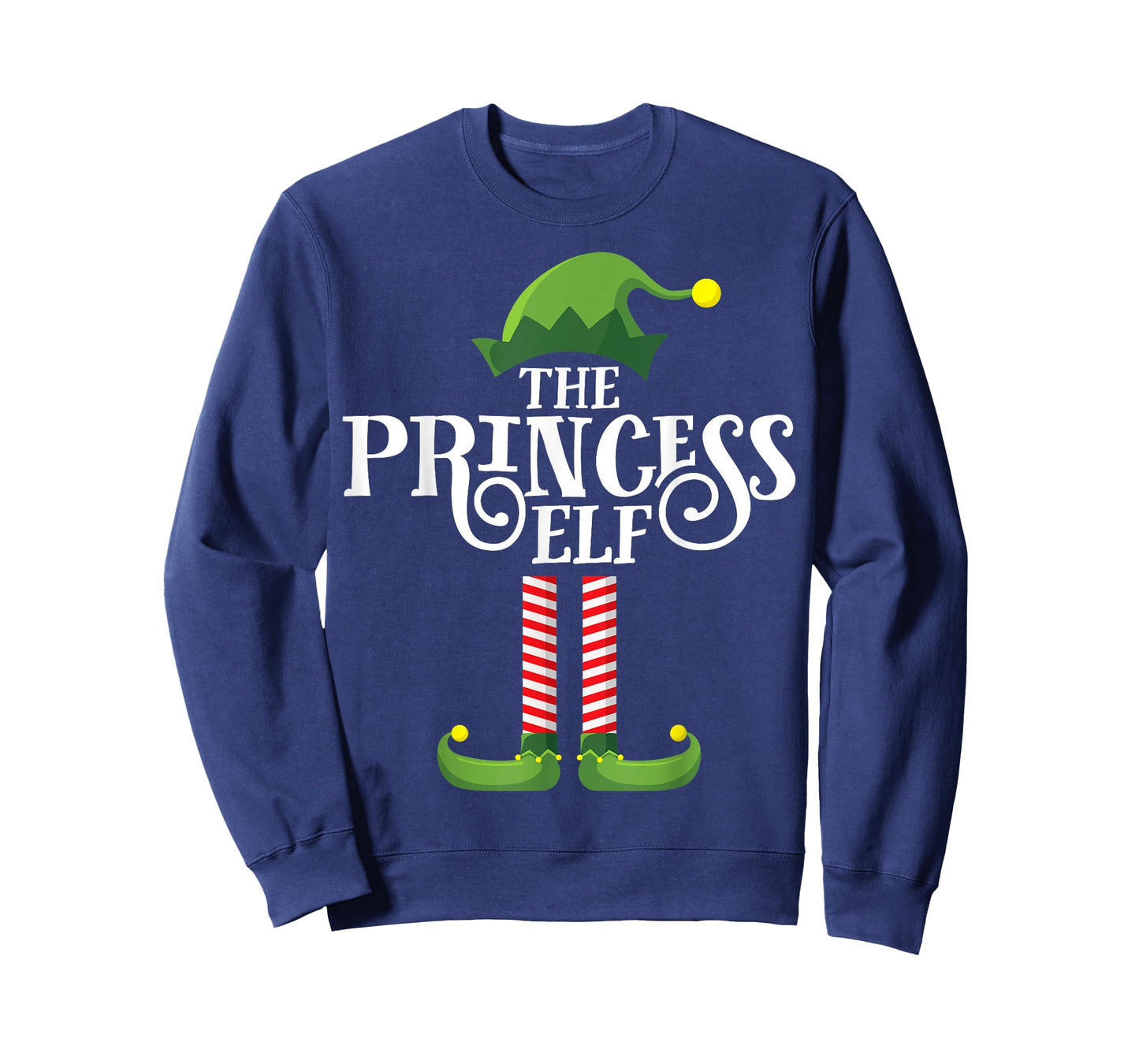 Princess Cute Elf Matching Family Group Christmas Party PJ T-Shirt
