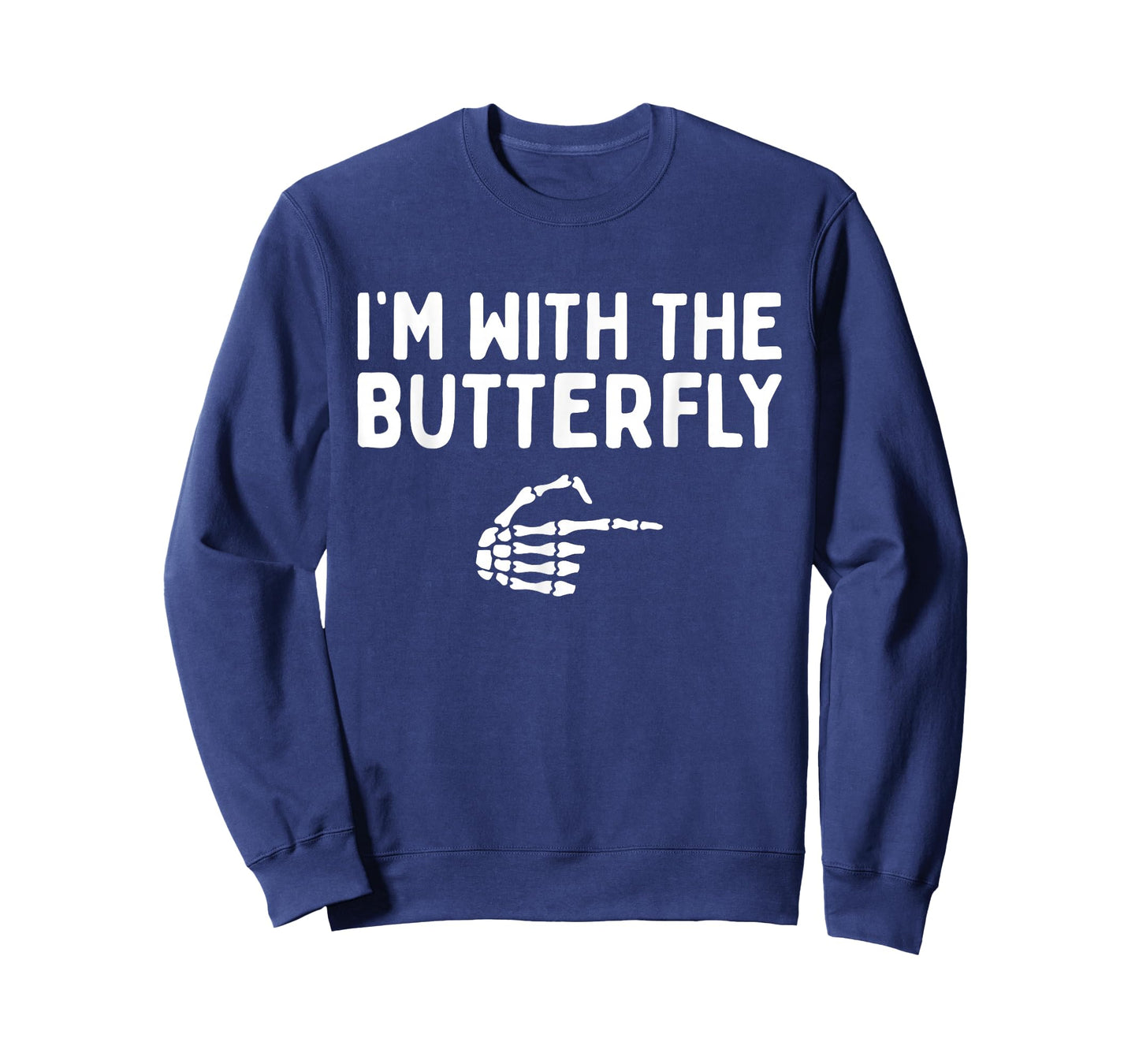 I'm With The Butterfly Halloween Costume Matching Couples T-Shirt