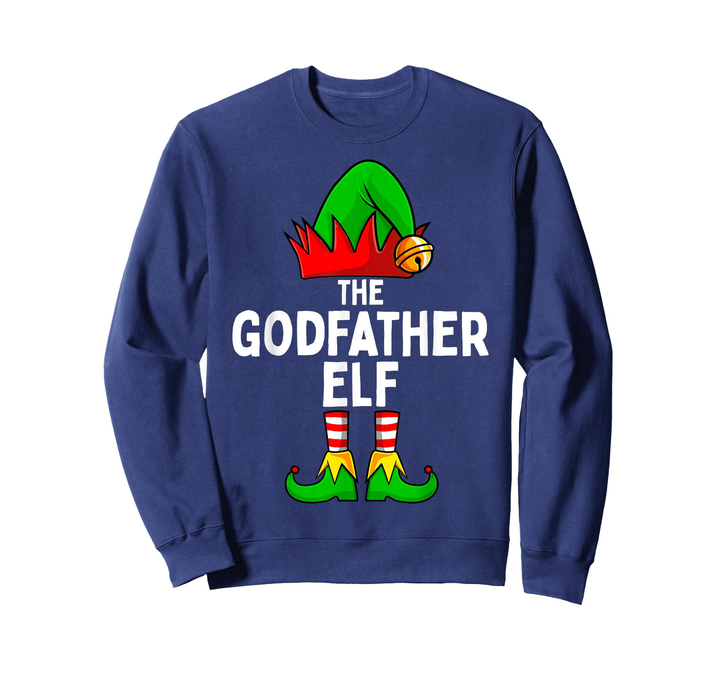 Godfather Elf Matching Family Christmas Men T-Shirt