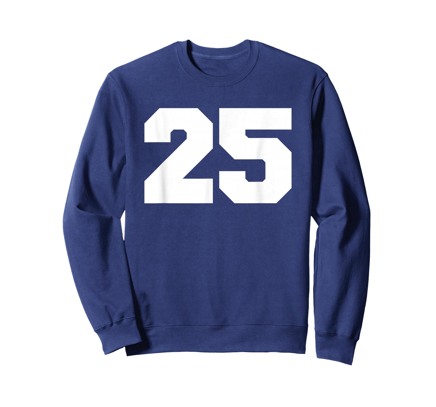 Number 25 Sports Jersey Player #25 Fan FRONT Print Varsity T-Shirt