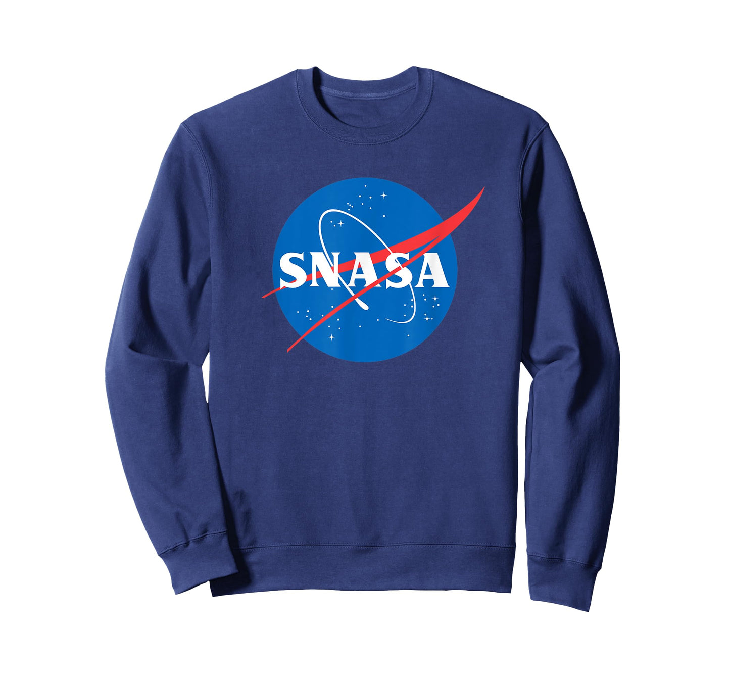 SNASA Meatball Logo Insignia Space Clothing Graphic T-Shirt