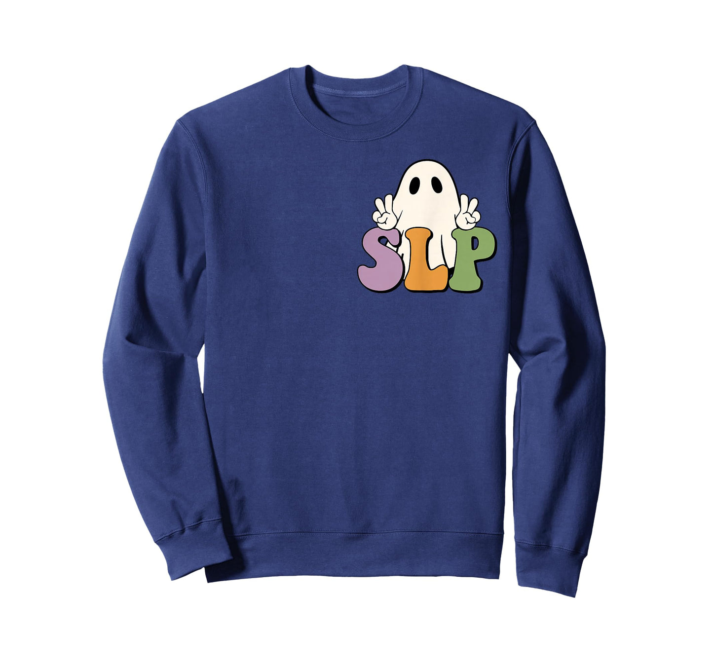 SLP Halloween Speech Therapy Halloween Shirt 2 Sided T-Shirt