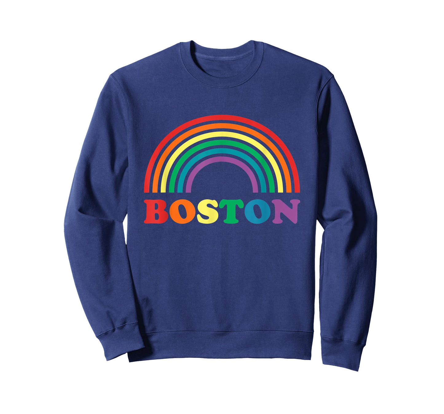 Rainbow Pride Shirt Gay LGBT Parade Boston Massachusetts T-Shirt