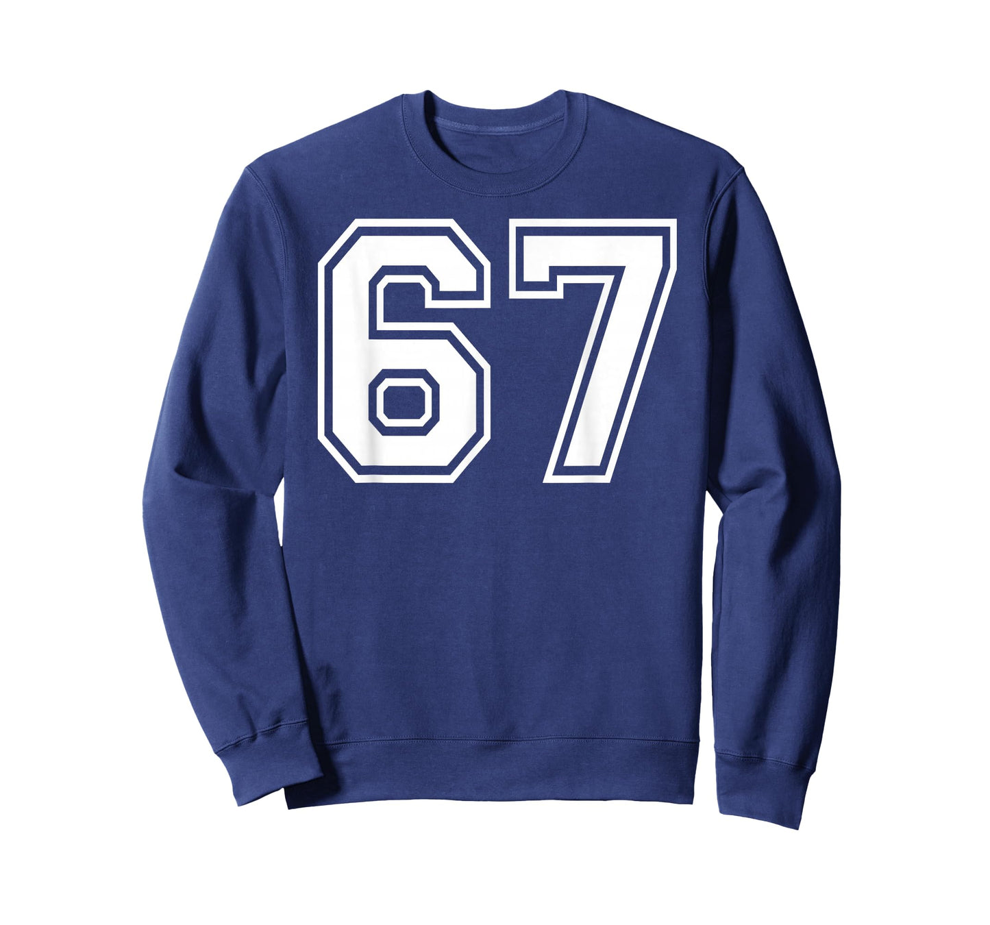 67 Number Sixty-Seven Team Sports Graphic Matching Varsity T-Shirt