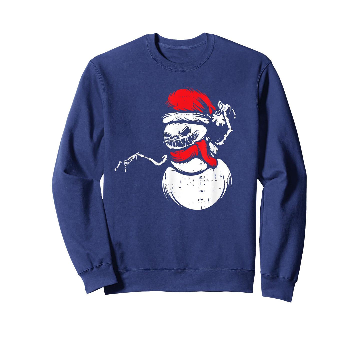 Monster Snowman Santa Hat Christmas Pajama X-Mas Winter T-Shirt