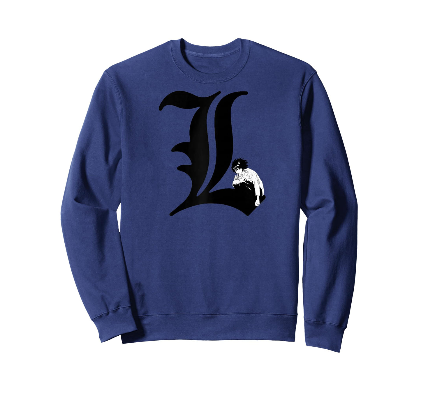 Death Note L Symbol Anime Raglan Baseball Tee