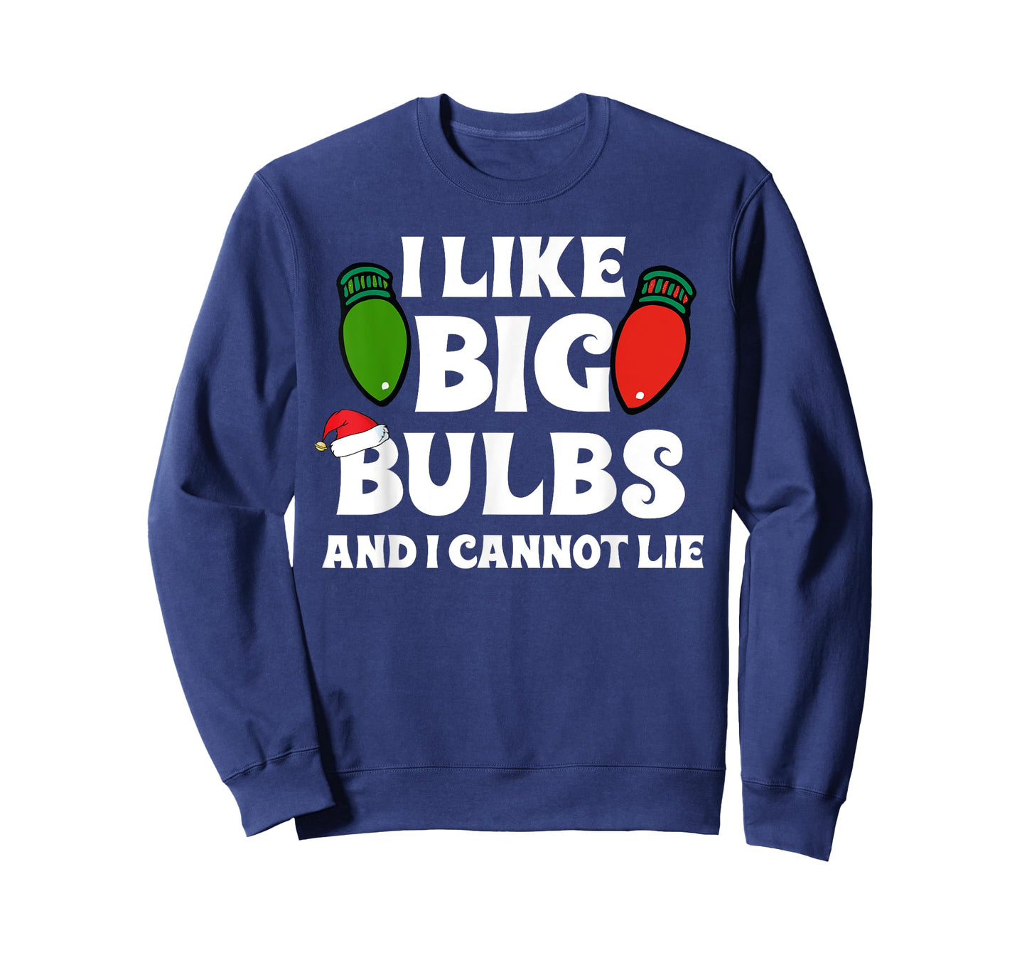 Funny Christmas Lights I like Big Bulbs Matching Family Tee T-Shirt