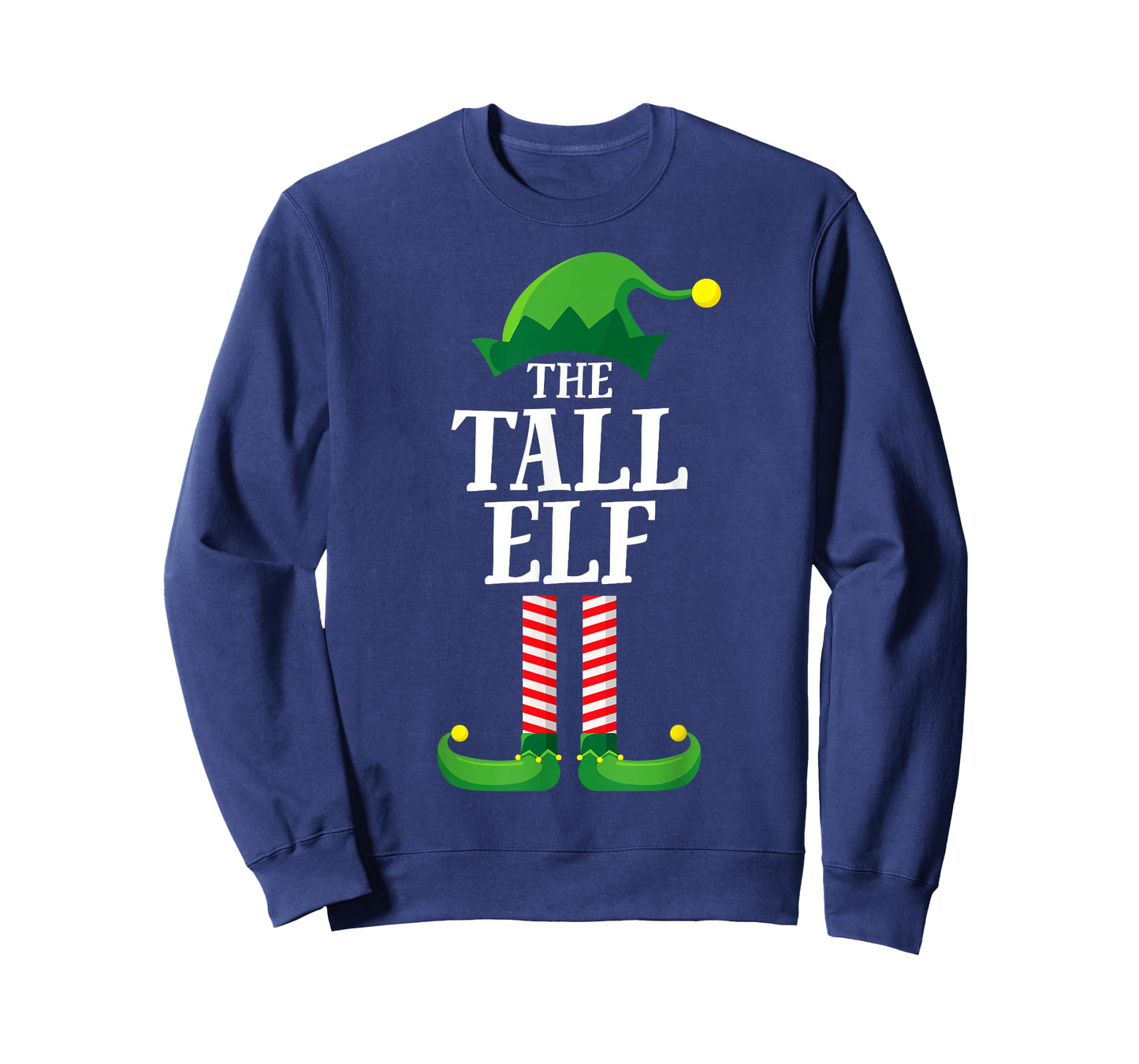 Tall Elf Matching Family Group Christmas Party Short Sleeve T-Shirt