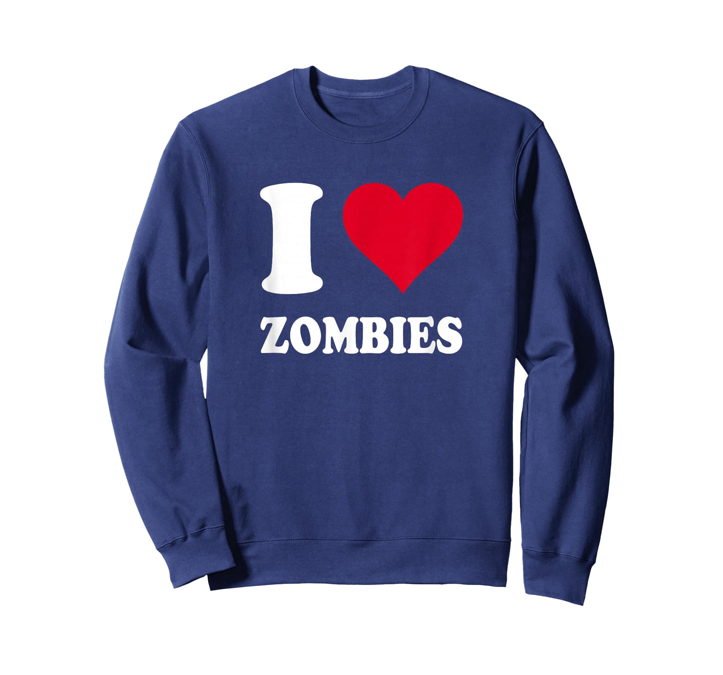 Red Heart I Love Zombies T-Shirt
